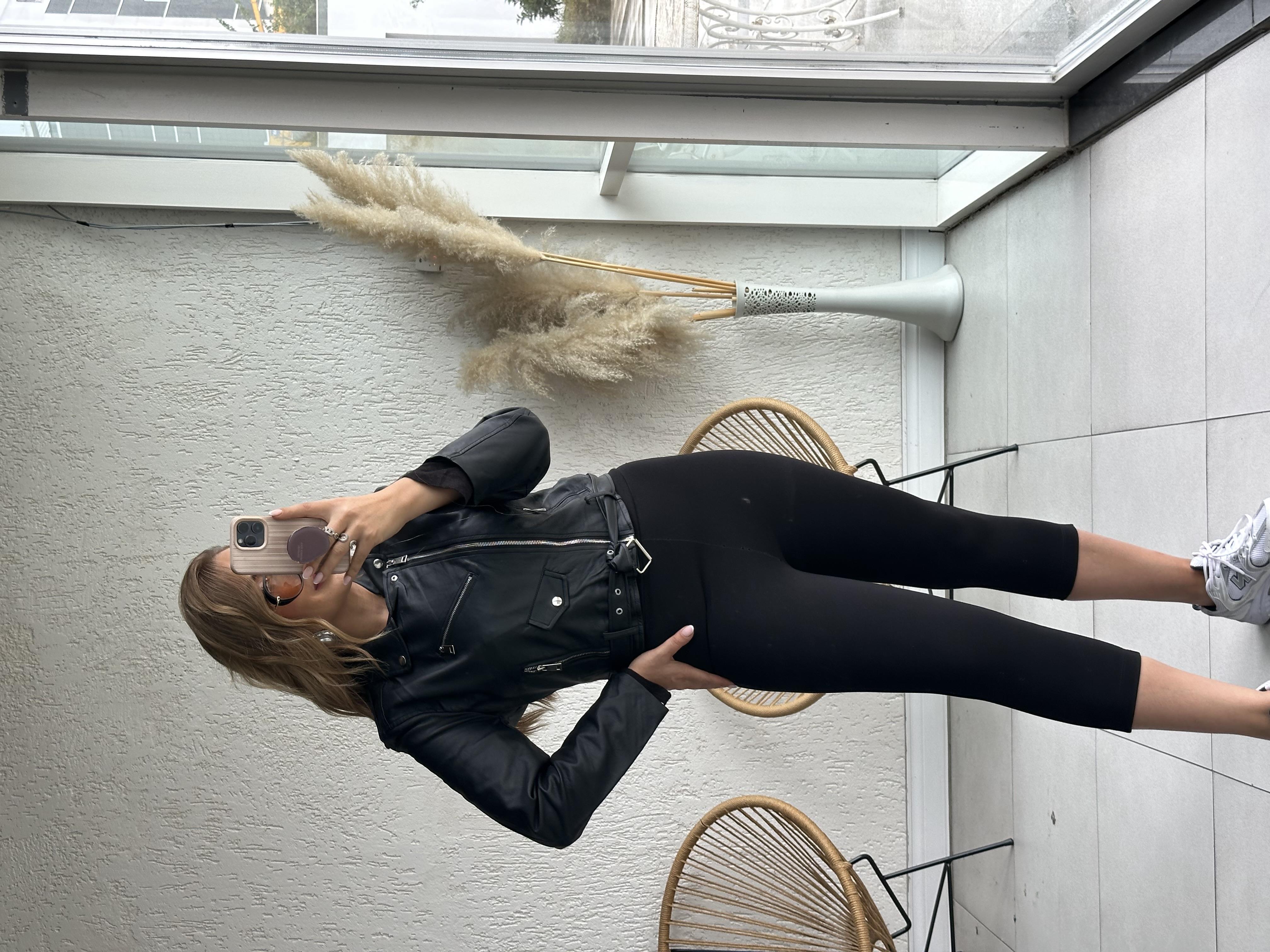 Siyah Kapri Çelik Tayt