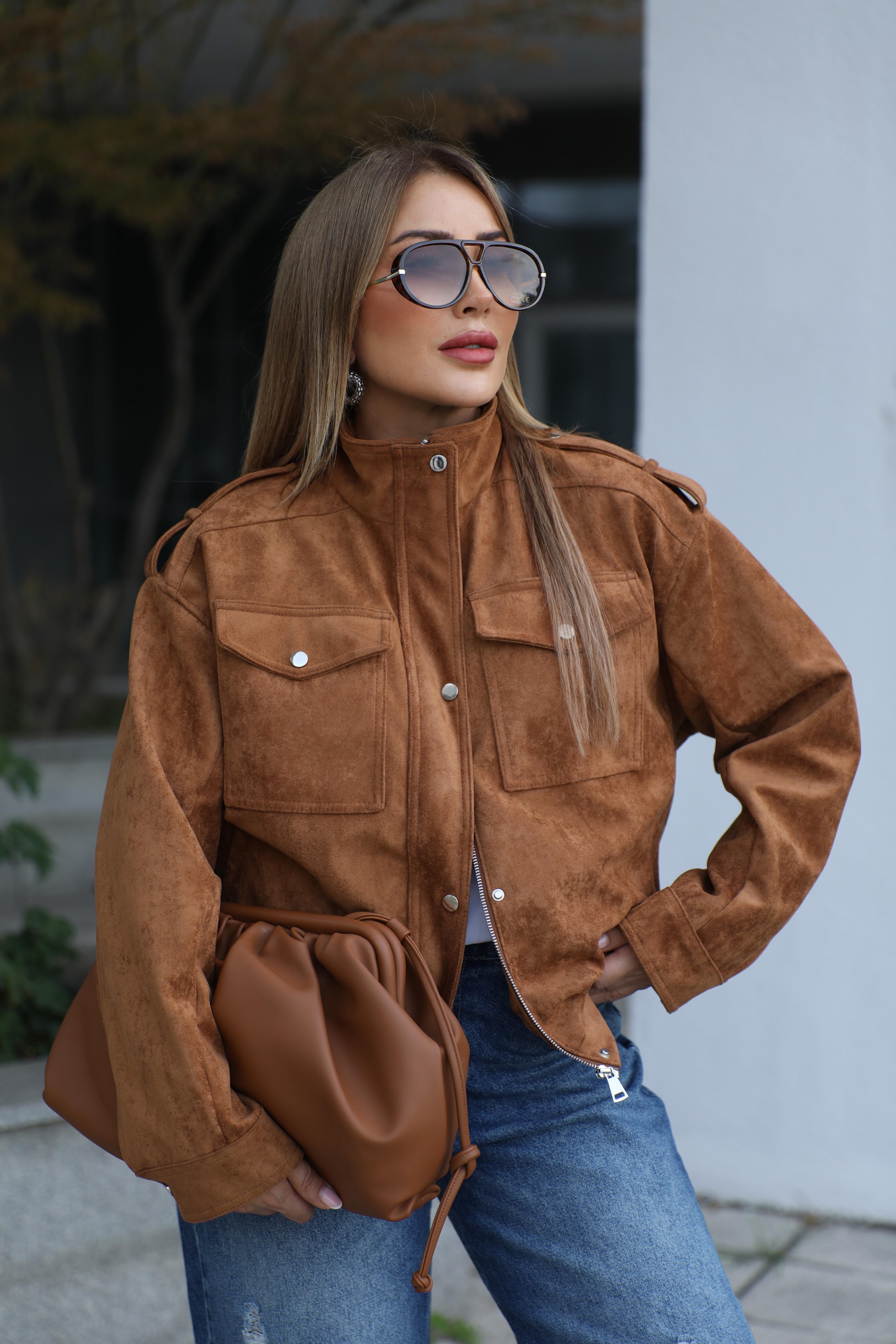 Taba Süet Tasarım Ceket