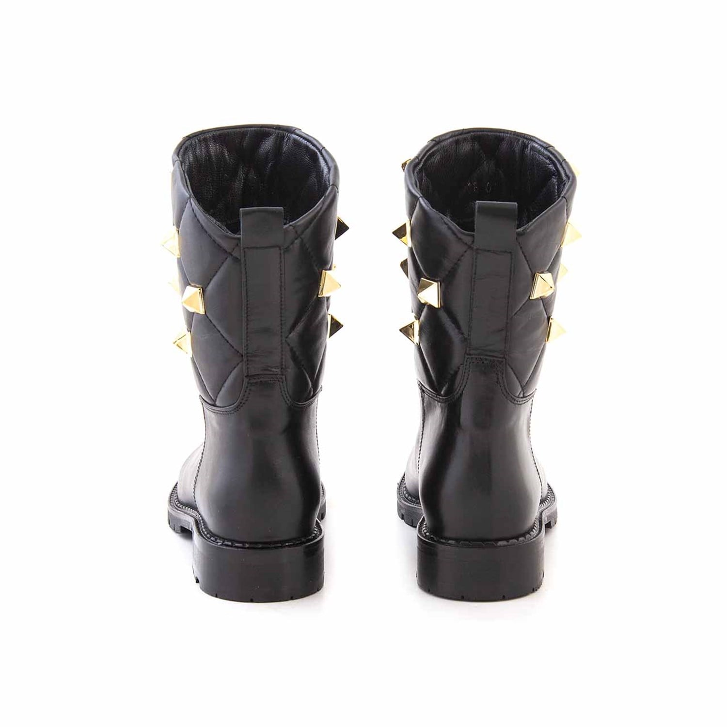 Rouge Kadın Hakiki Deri Kauçuk Taban Siyah Günlük Bot