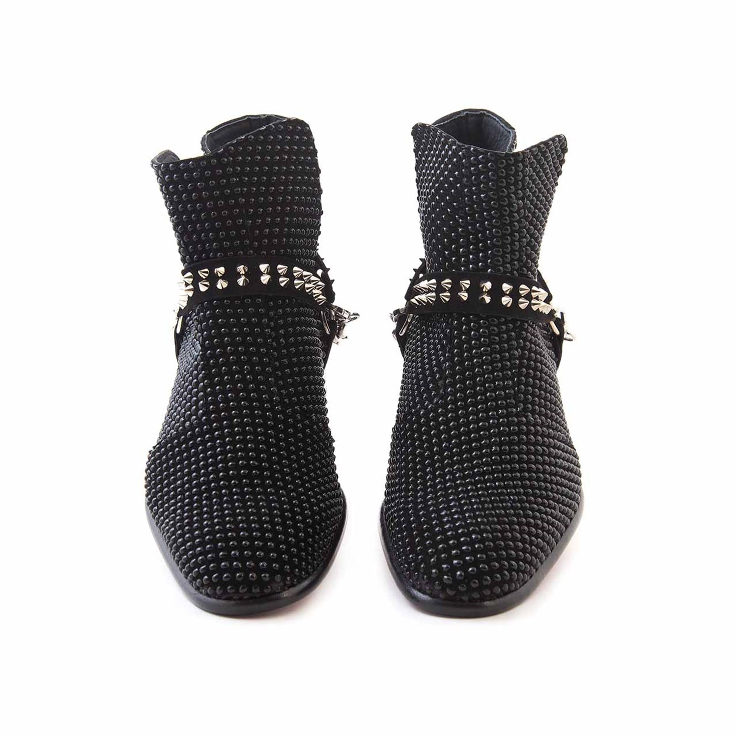 Mocassini Erkek Hakiki Deri Enjeksiyon Kösele Taban Siyah Bot 