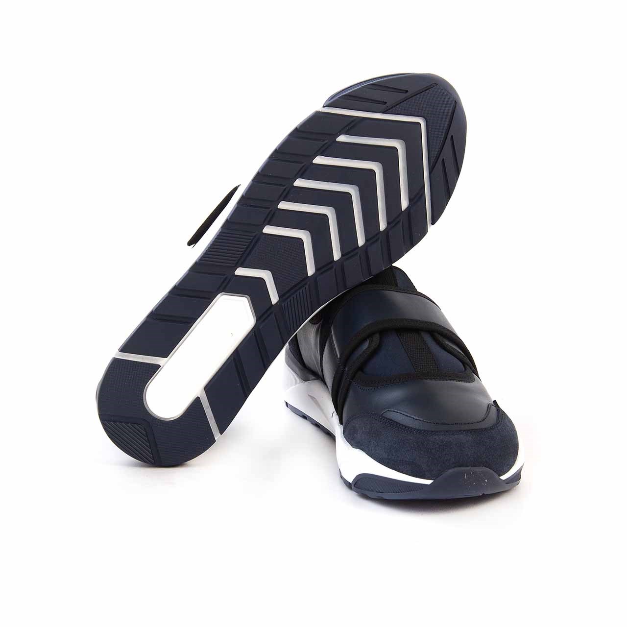 Mocassini Erkek Hakiki Deri Kauçuk Taban Lacivert Spor & Sneaker Ayakkabı