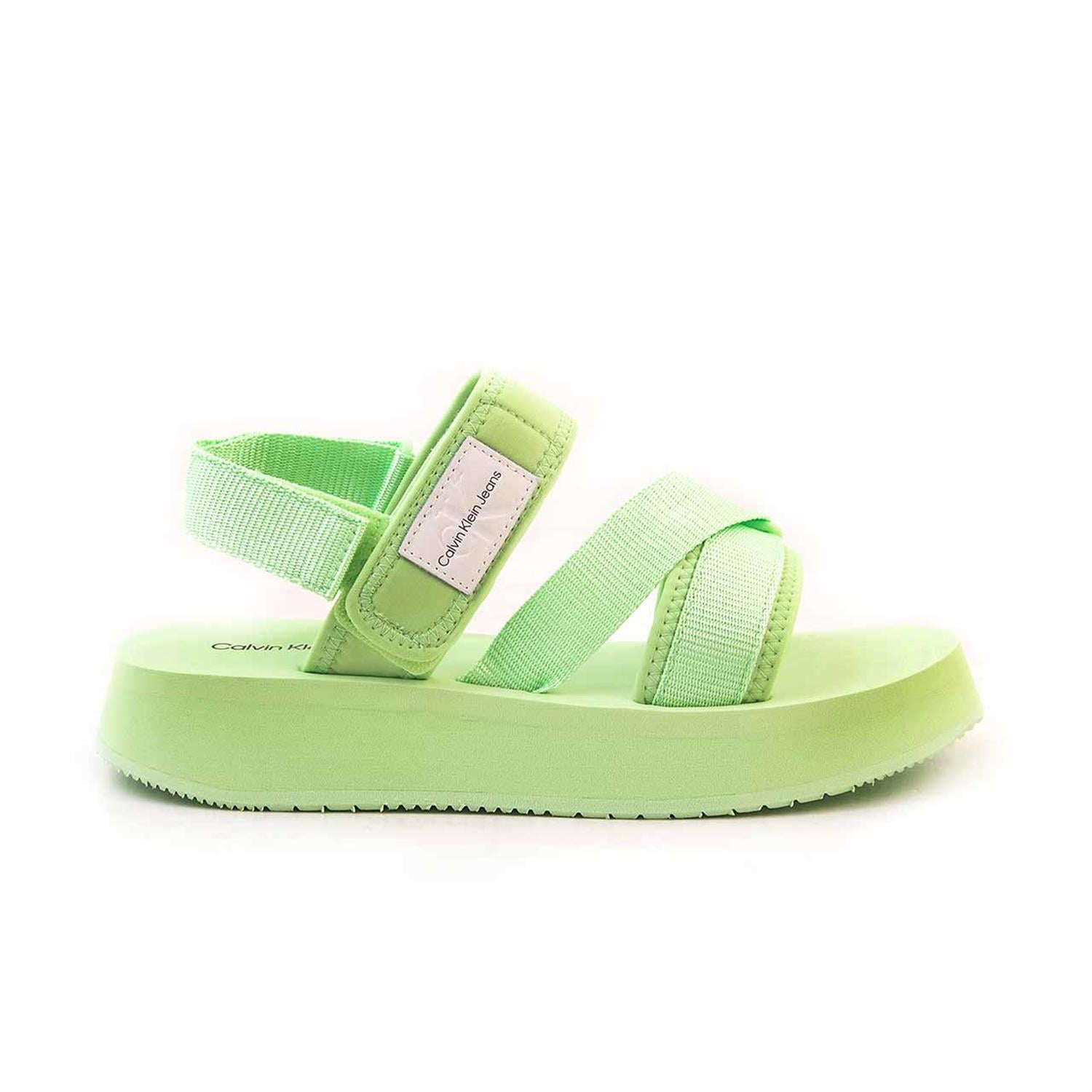 Calvin Klein Kadın Yeşil Sandalet Ayakkabı