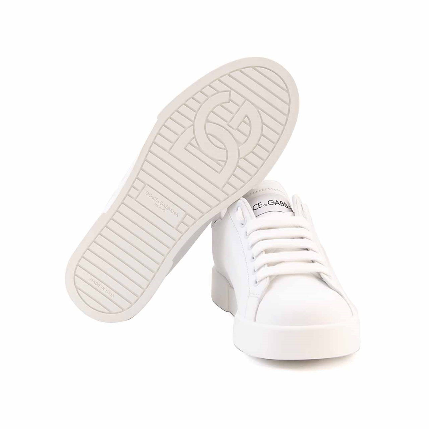 Dolce Gabbana Kadın Hakiki Deri Beyaz Spor & Sneaker Ayakkabı