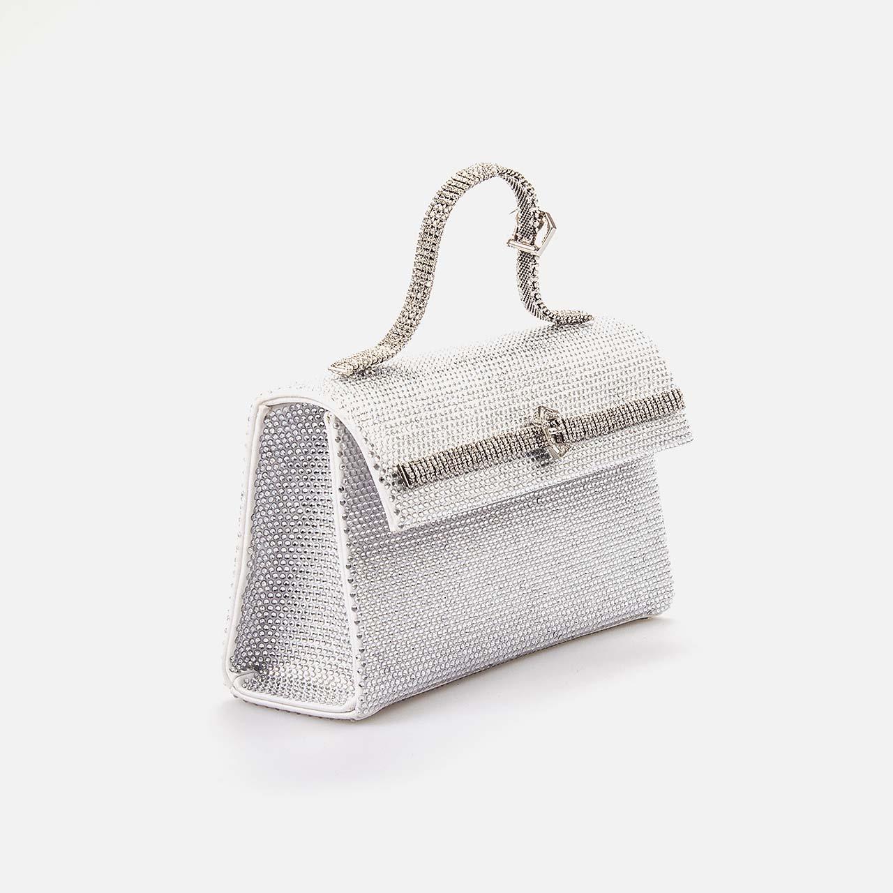 Gedebe Kadın Beyaz Kol Çantası 