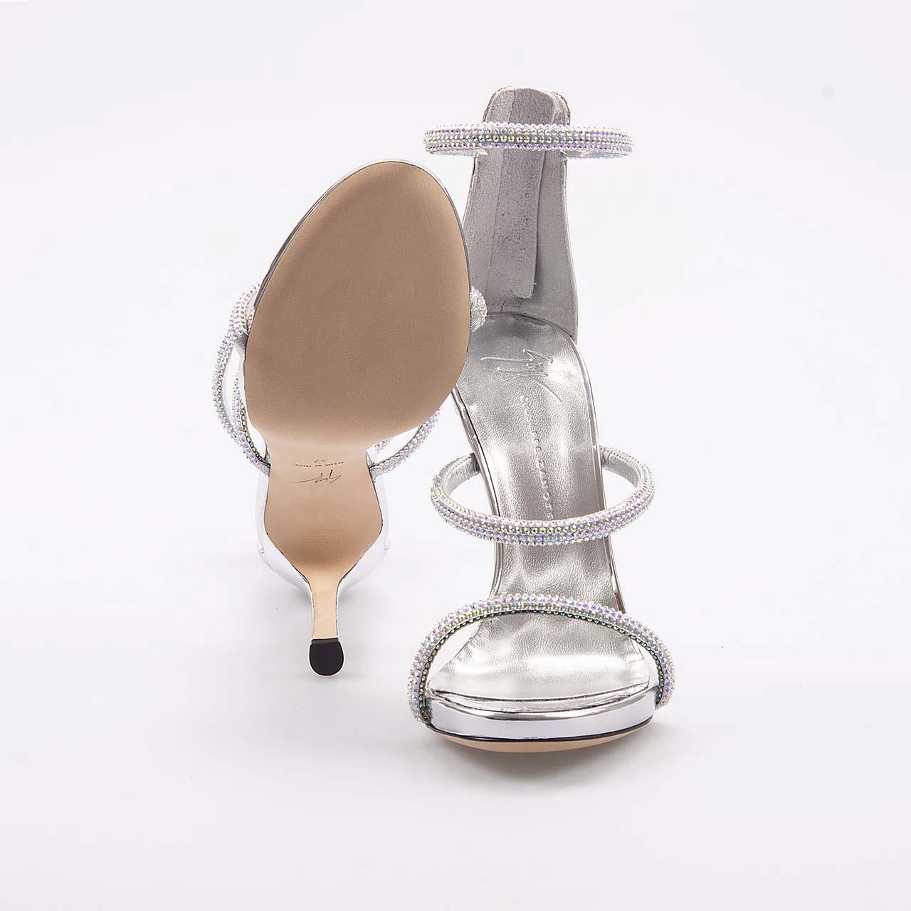 Giuseppe Zanotti Kadın Gümüş Gece & Abiye Ayakkabı