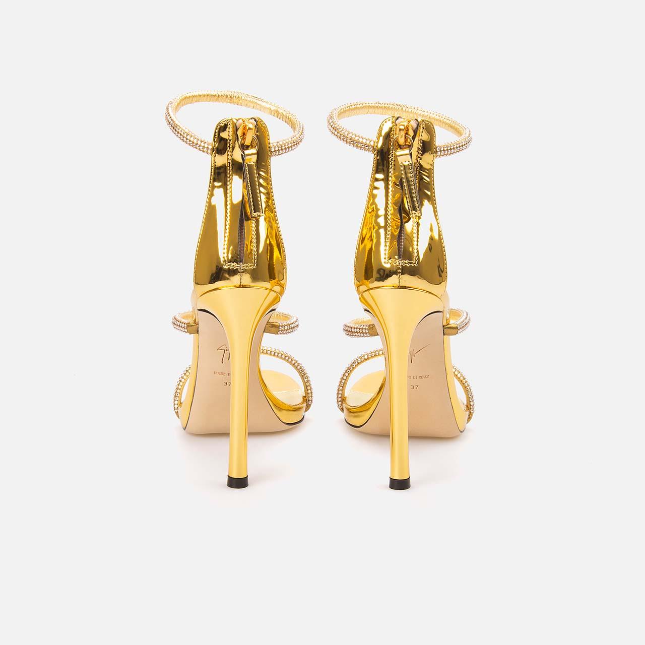 Giuseppe Zanotti Kadın Altın Sarısı Gece & Abiye Ayakkabı
