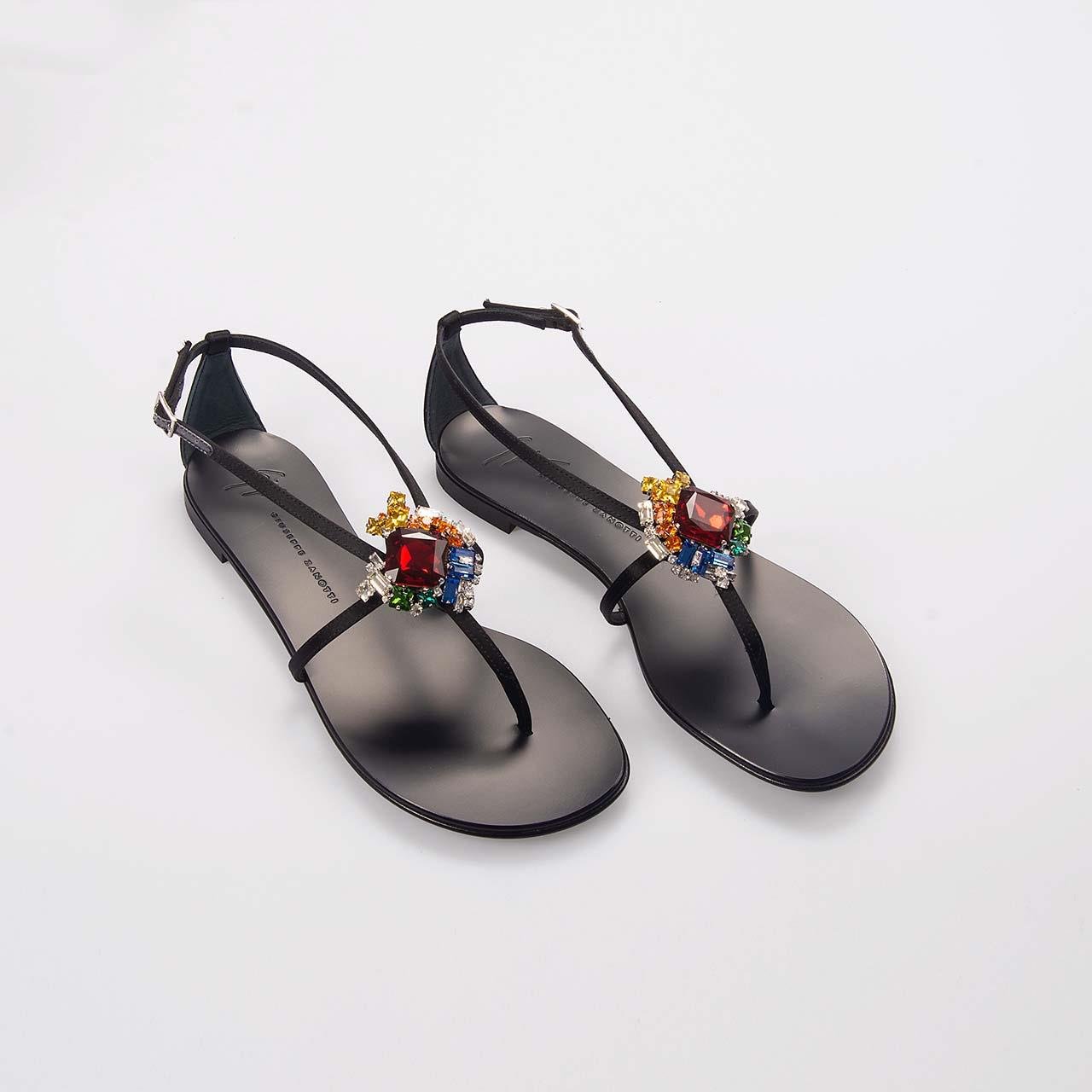 Giuseppe Zanotti Kadın Siyah Sandalet Ayakkabı