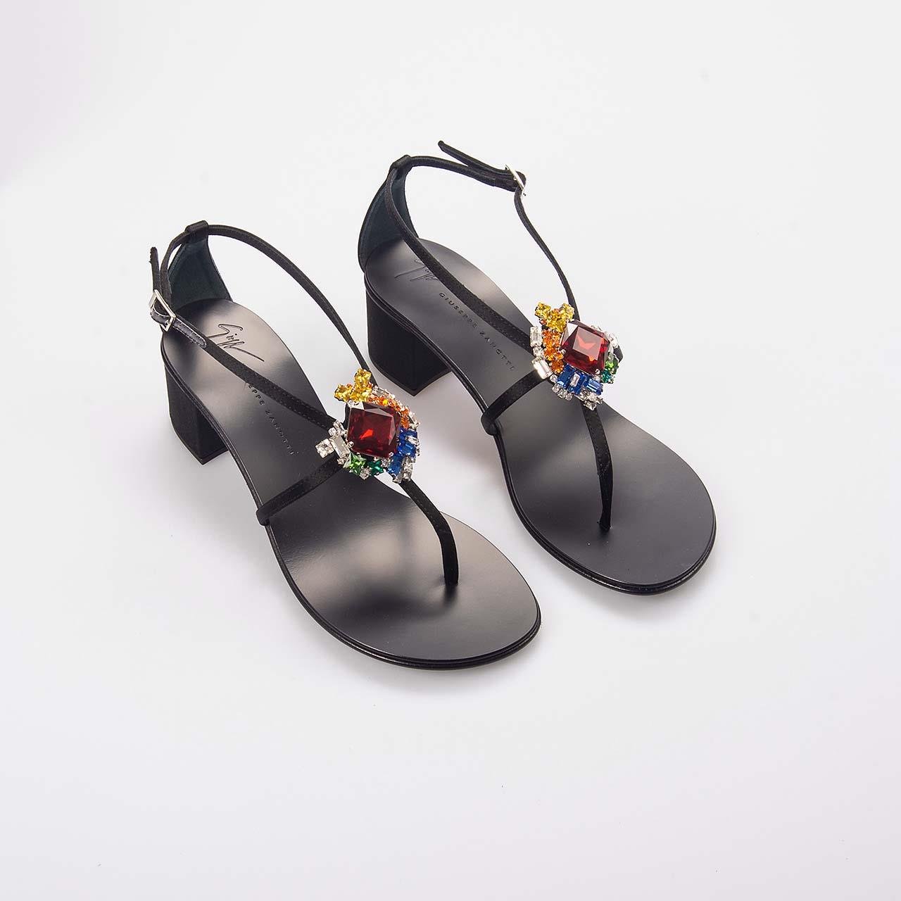 Giuseppe Zanotti Kadın Siyah Sandalet Ayakkabı