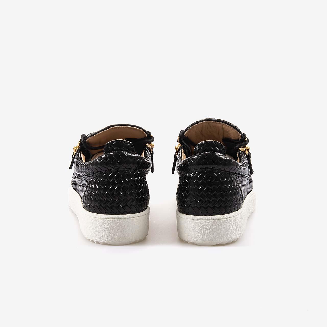 Giuseppe Zanotti Siyah Fermuarlı Erkek Spor & Sneaker Ayakkabı RM50012