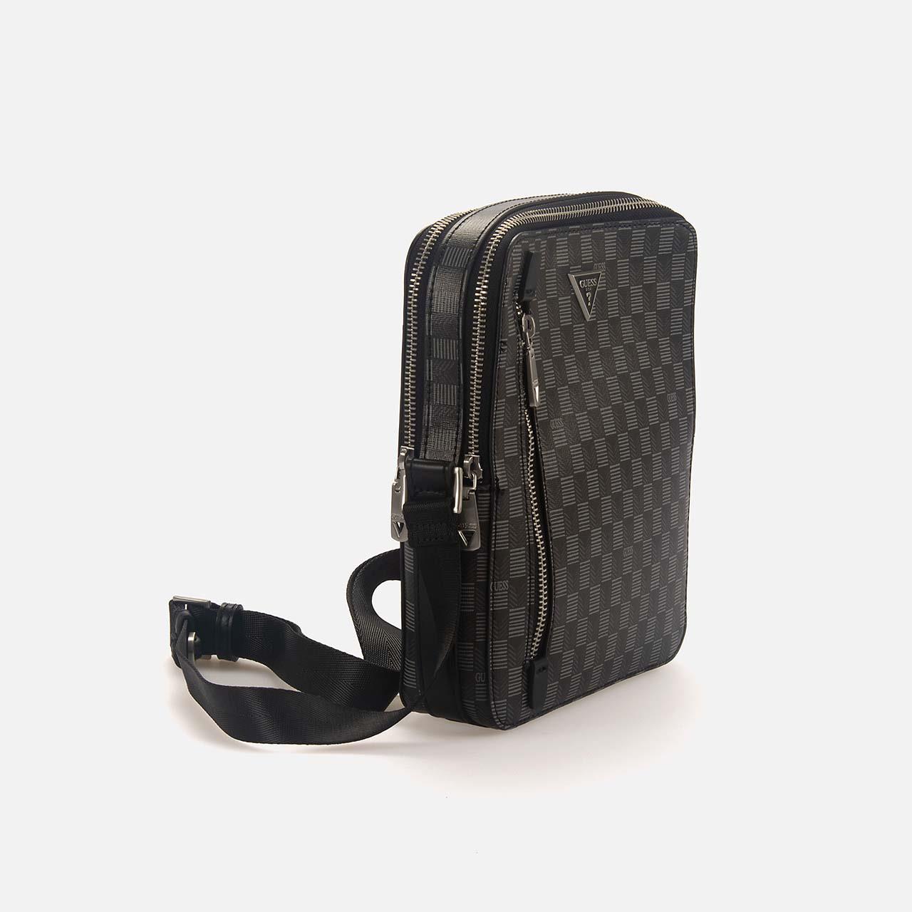 Guess Erkek Vegan Siyah Çapraz & Postacı Çanta