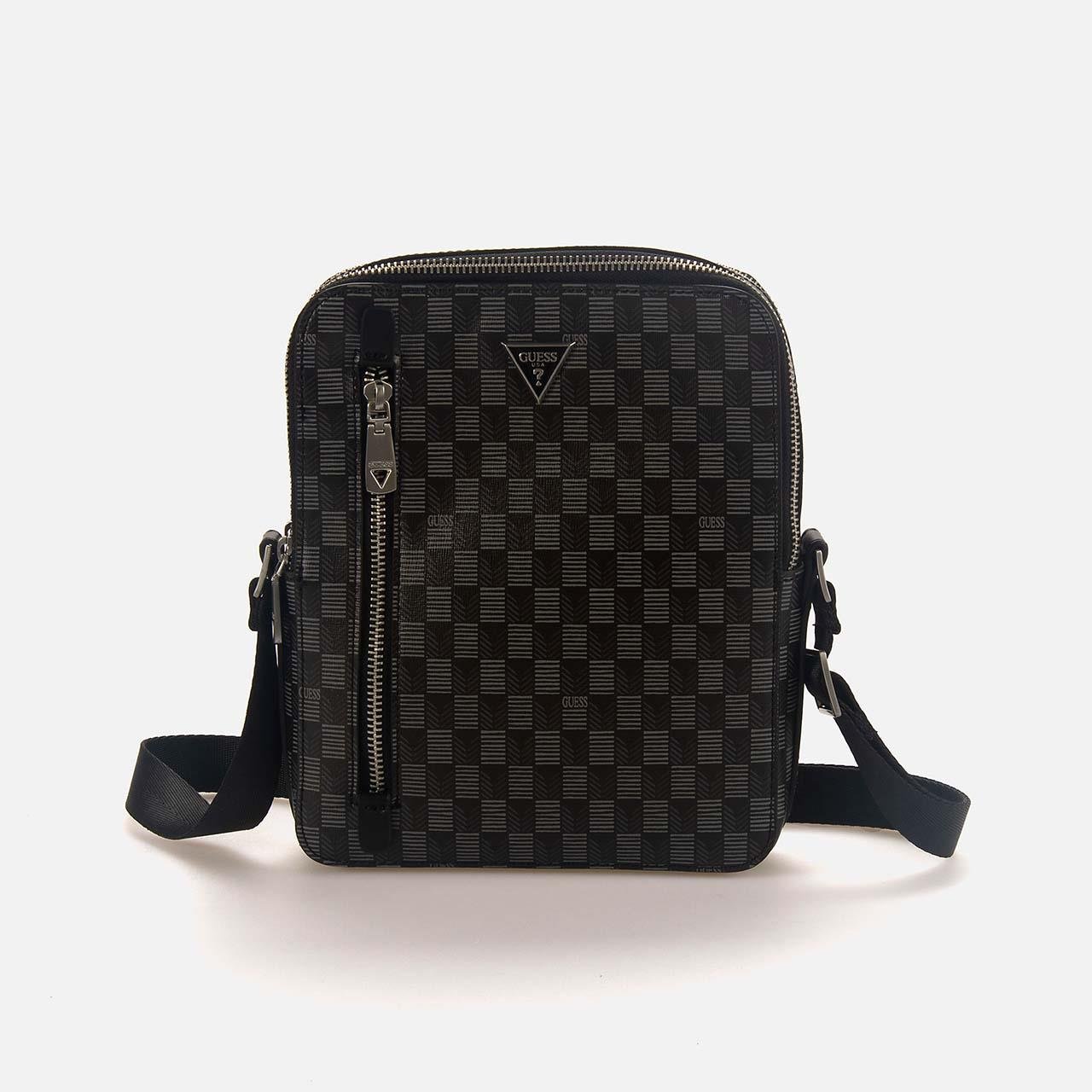 Guess Erkek Vegan Siyah Çapraz & Postacı Çanta