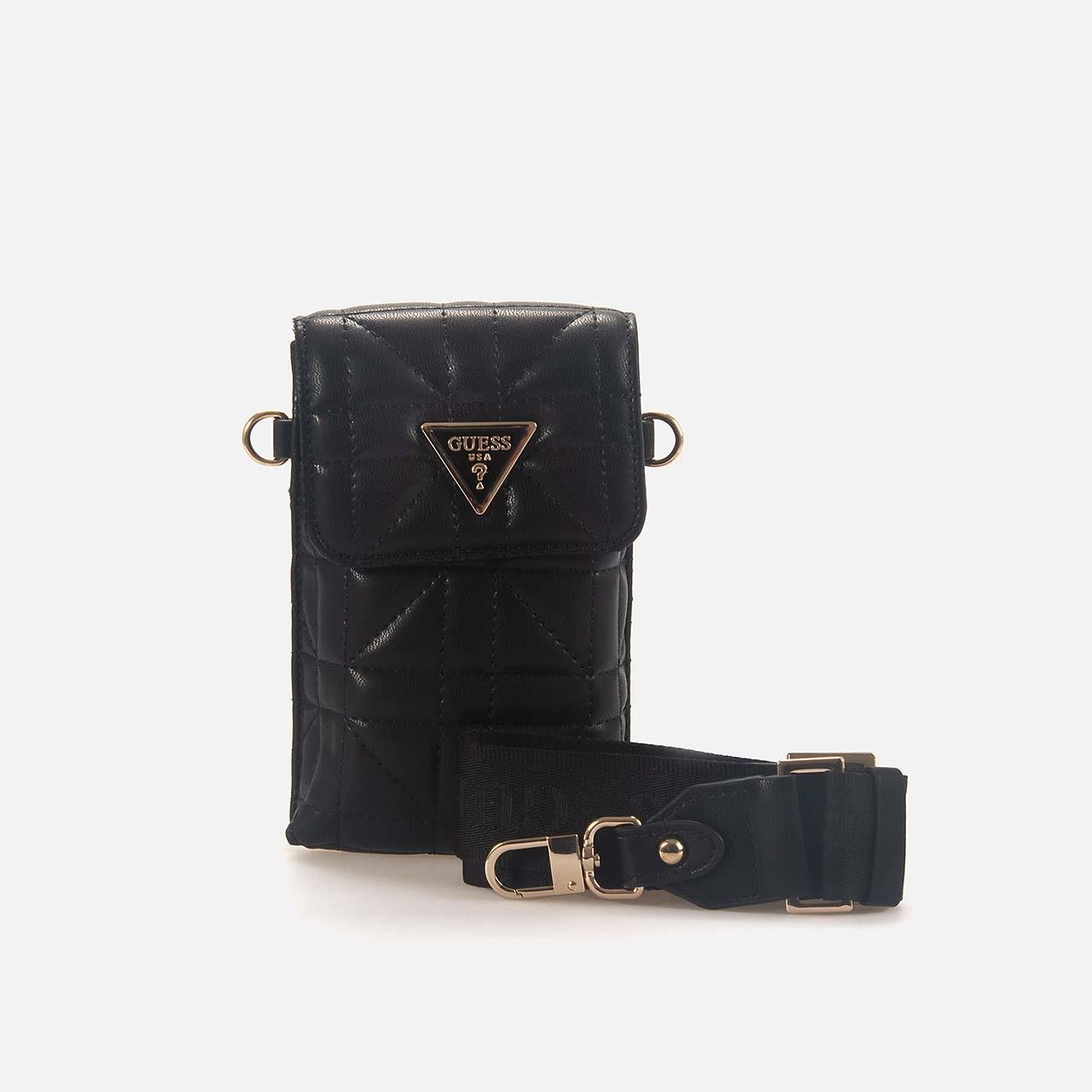 Guess Kadın Vegan Siyah Çapraz & Postacı Çanta