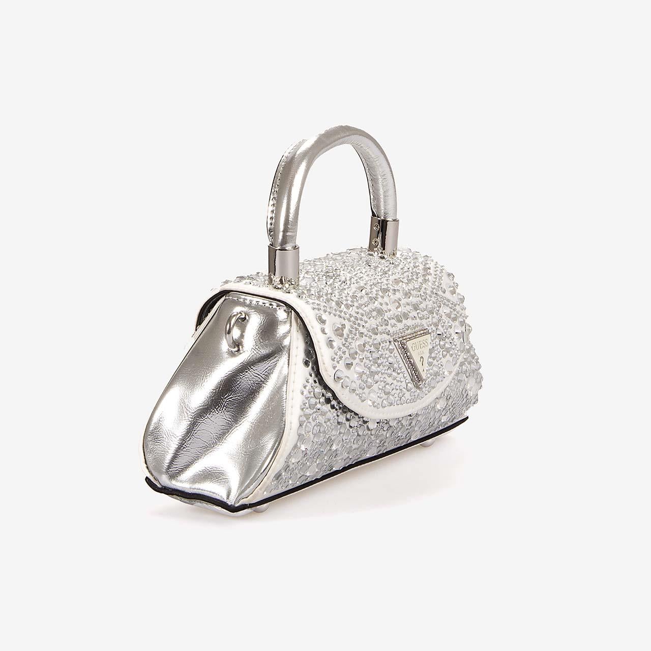 Guess Kadın Gümüş Renk El Çantası HWXY9528780
