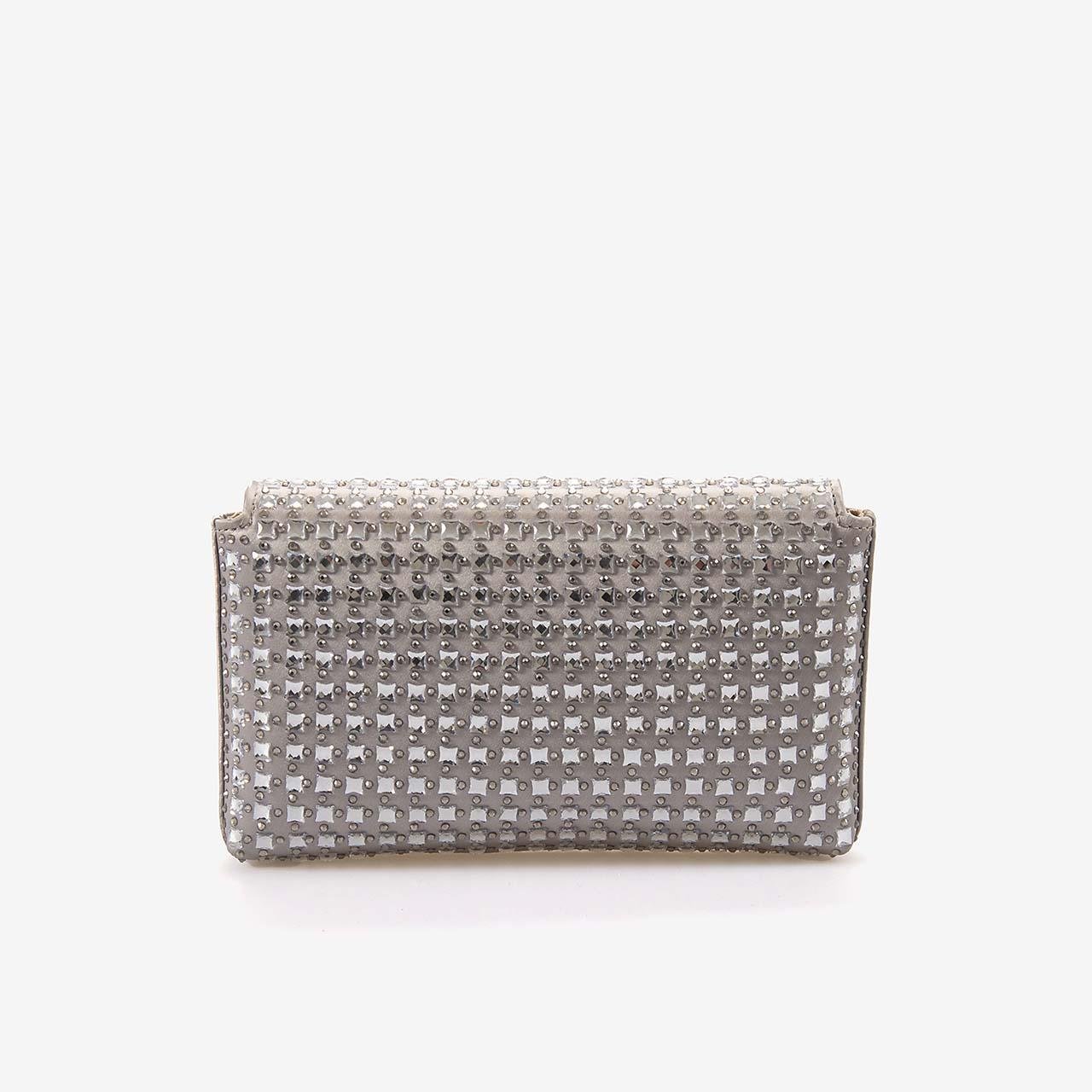 Guess Kadın Gümüş Logolu Omuz Çantası HWIY9350700