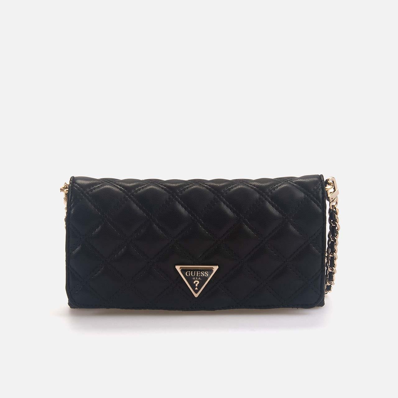 Guess Kadın Vegan Siyah Çapraz & Postacı Çanta