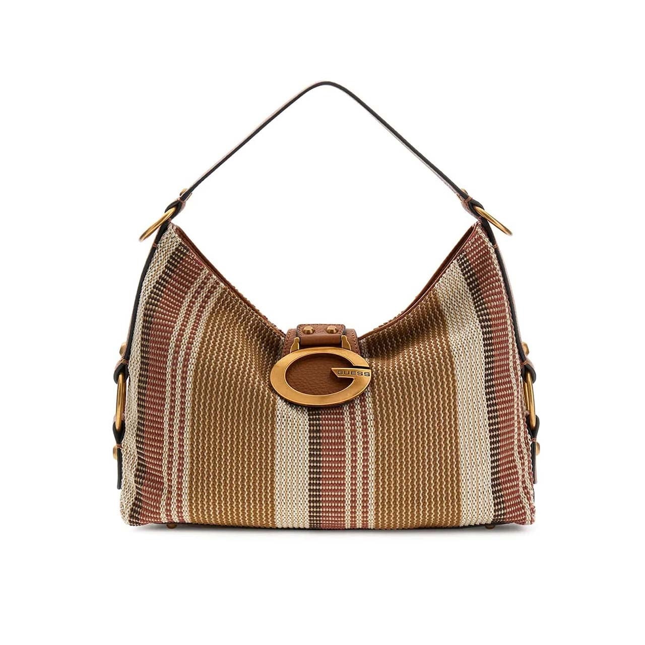 Guess Kadın Cognac Multi Camden Büyük Omuz Çantası HWAB9308180