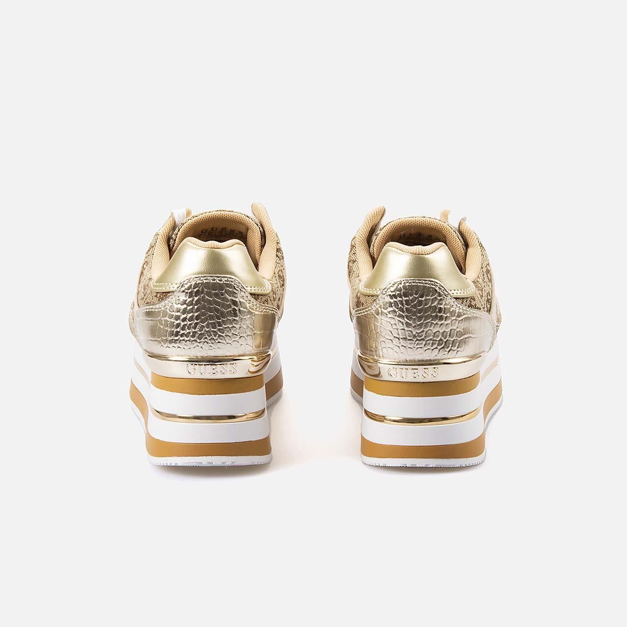Guess Kadın Vegan Bej-Kahverengi Spor & Sneaker Ayakkabı