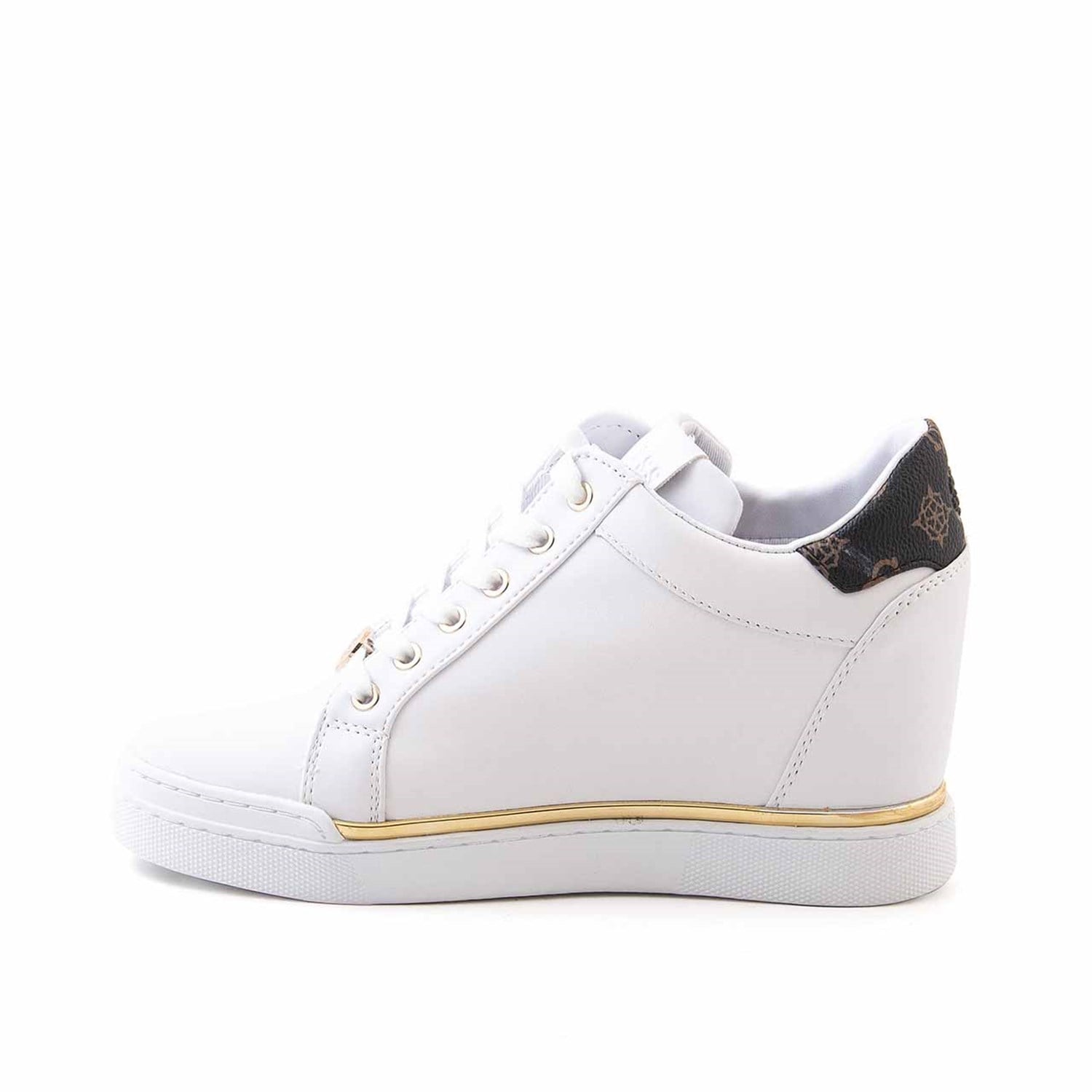 Guess Kadın Vegan Kauçuk Taban Beyaz Spor & Sneaker Ayakkabı