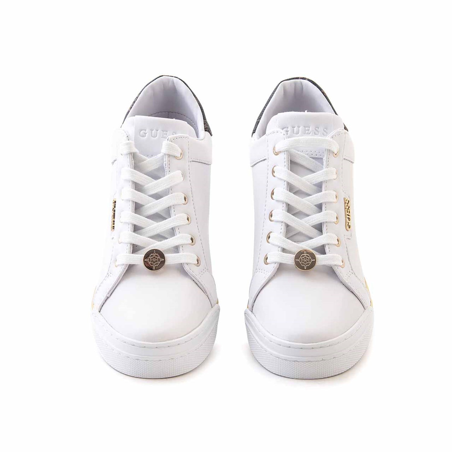 Guess Kadın Vegan Kauçuk Taban Beyaz Spor & Sneaker Ayakkabı