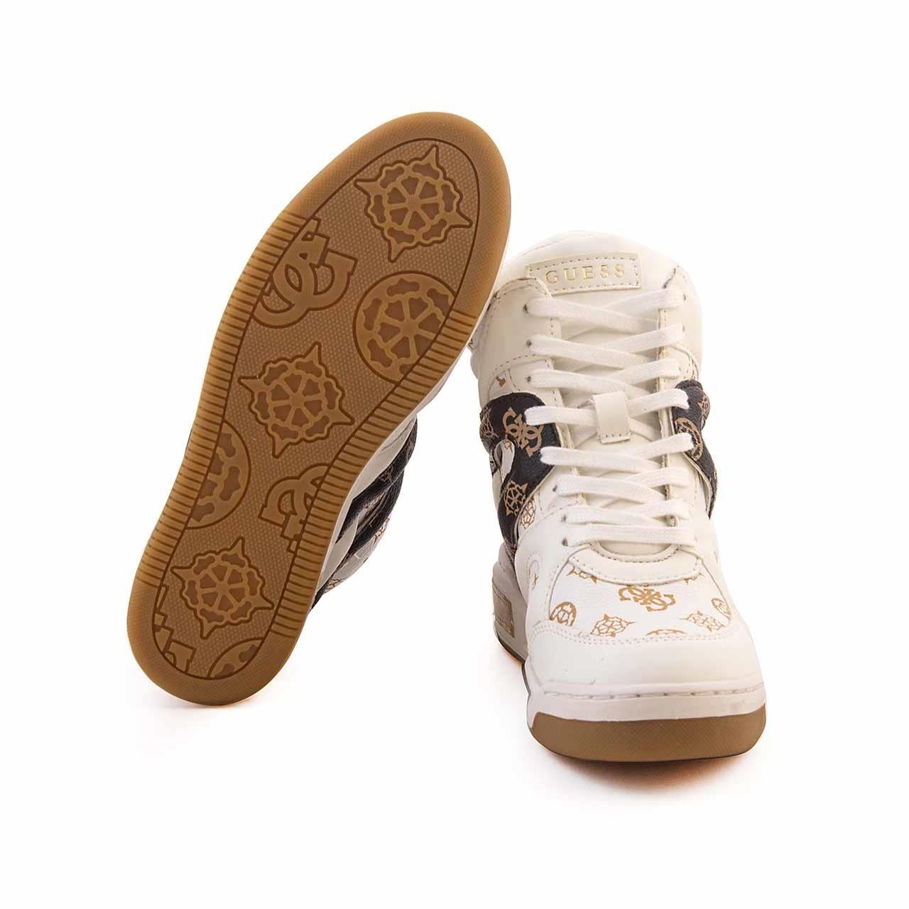 Guess Kadın Vegan Beyaz Spor & Sneaker Bot Ayakkabı