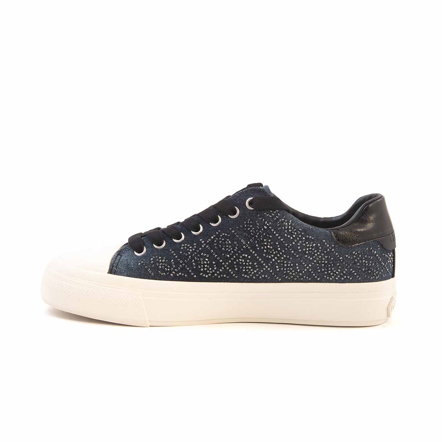 Guess Kadın Vegan Kauçuk Taban Siyah Spor & Sneaker Ayakkabı