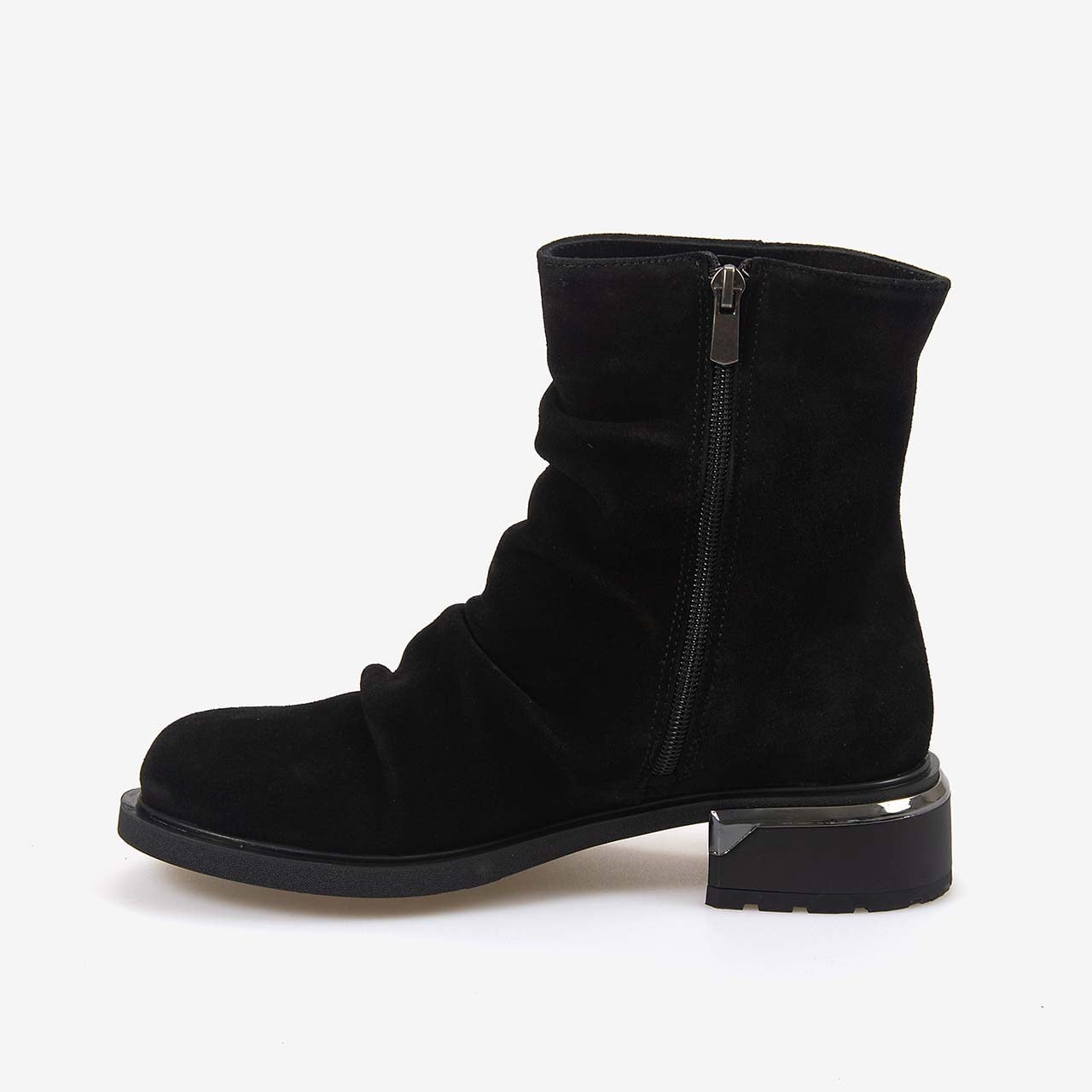 Hawen Angels Kadın 5cm Poli Taban Süet Deri Bot 702010