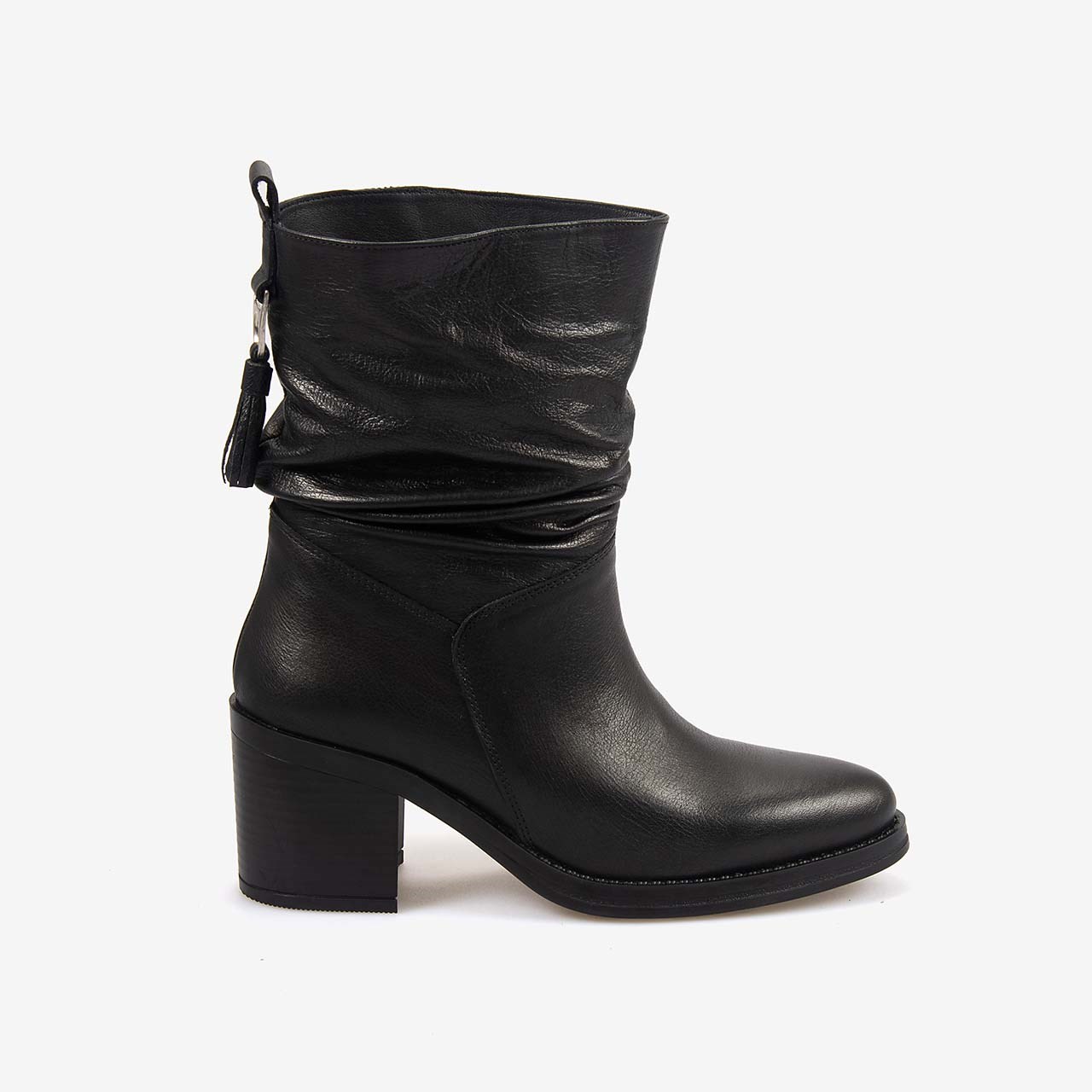 Hawen Angels Kadın 7cm Kauçuk Taban Hakiki Deri Bot 71455