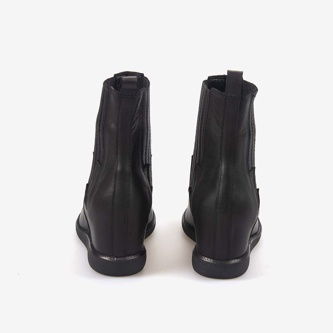 Hawen Angels Kadın 8cm Kauçuk Taban Hakiki Deri Bot 1149-1