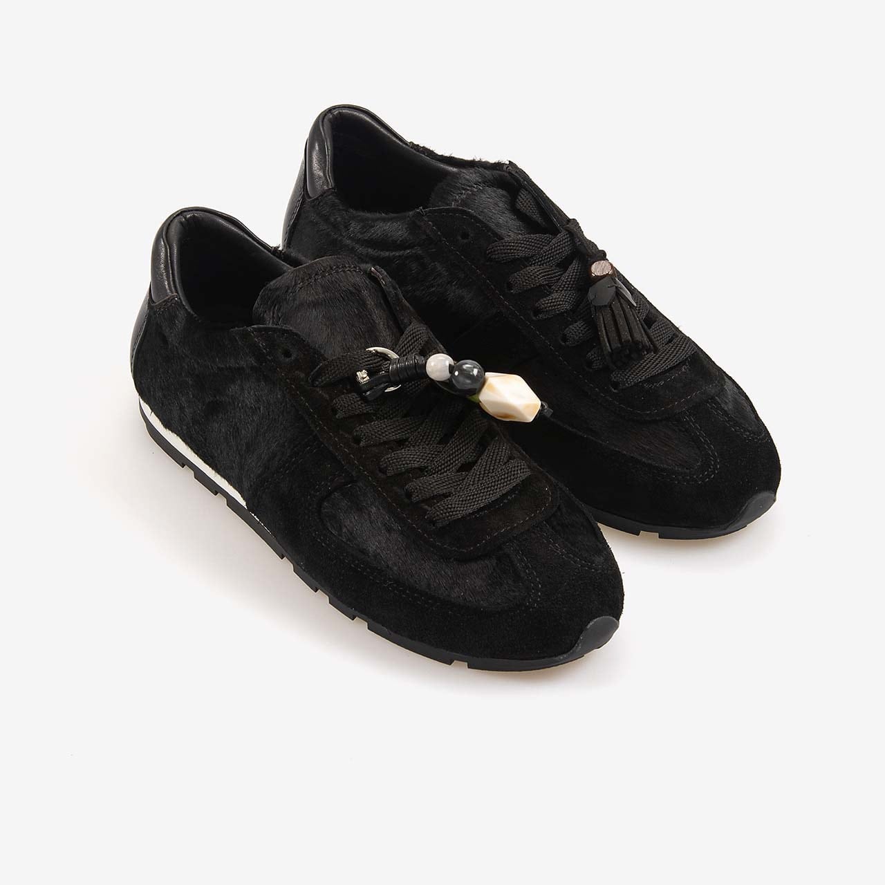 Hawen Angels Kadın Siyah Süet Deri Spor & Sneaker Kauçuk Taban Günlük Ayakkabı 585
