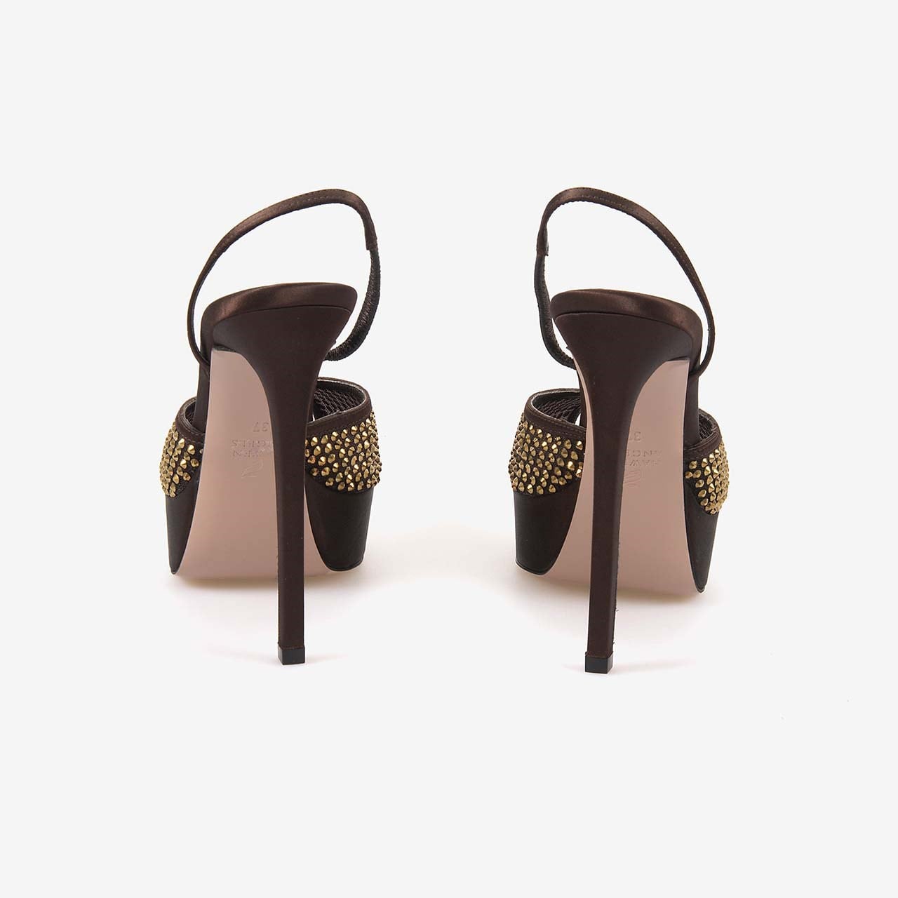 Hawen Angels Kadın Fileli 14cm Uzun Topuklu Gece & Abiye Ayakkabı 9081