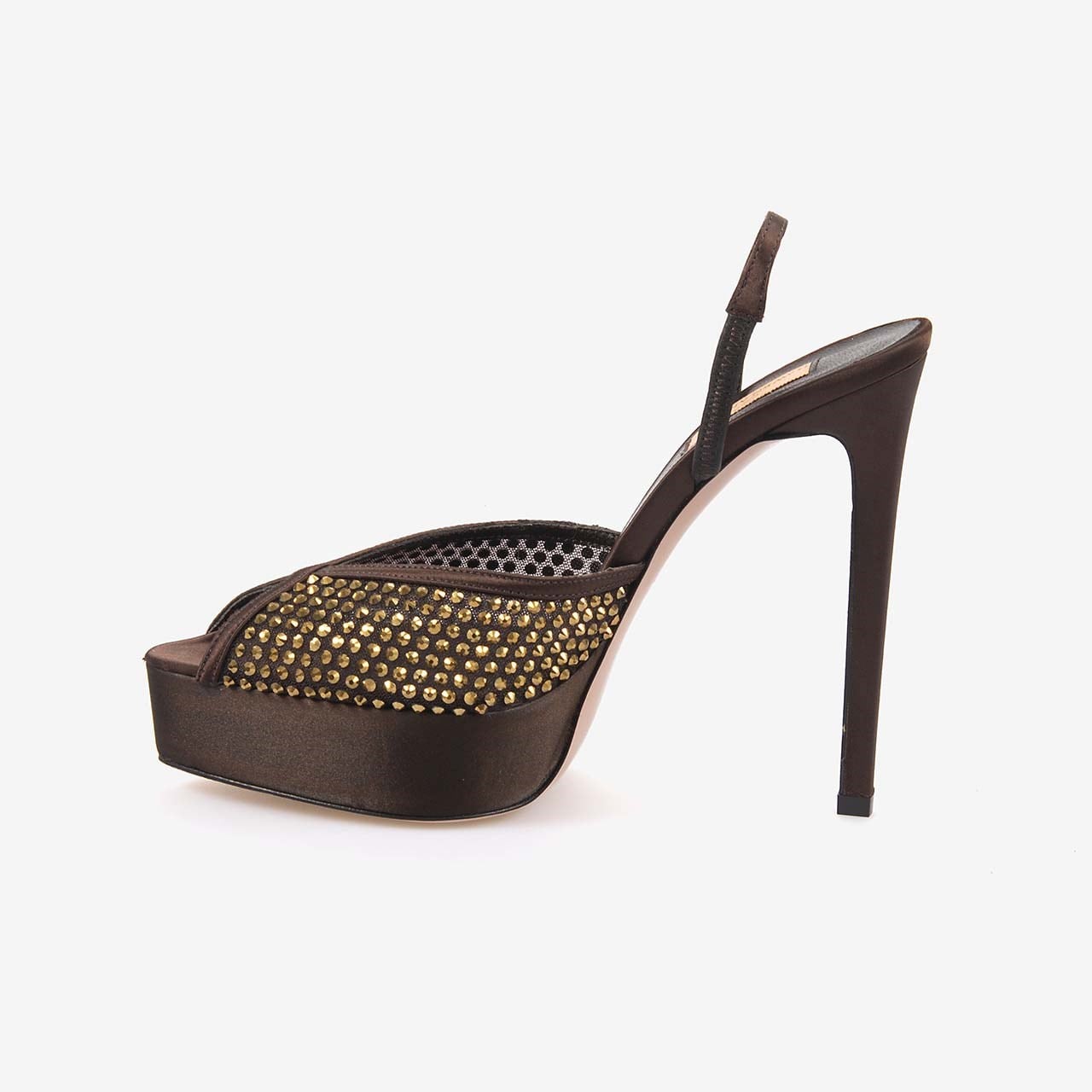 Hawen Angels Kadın Fileli 14cm Uzun Topuklu Gece & Abiye Ayakkabı 9081