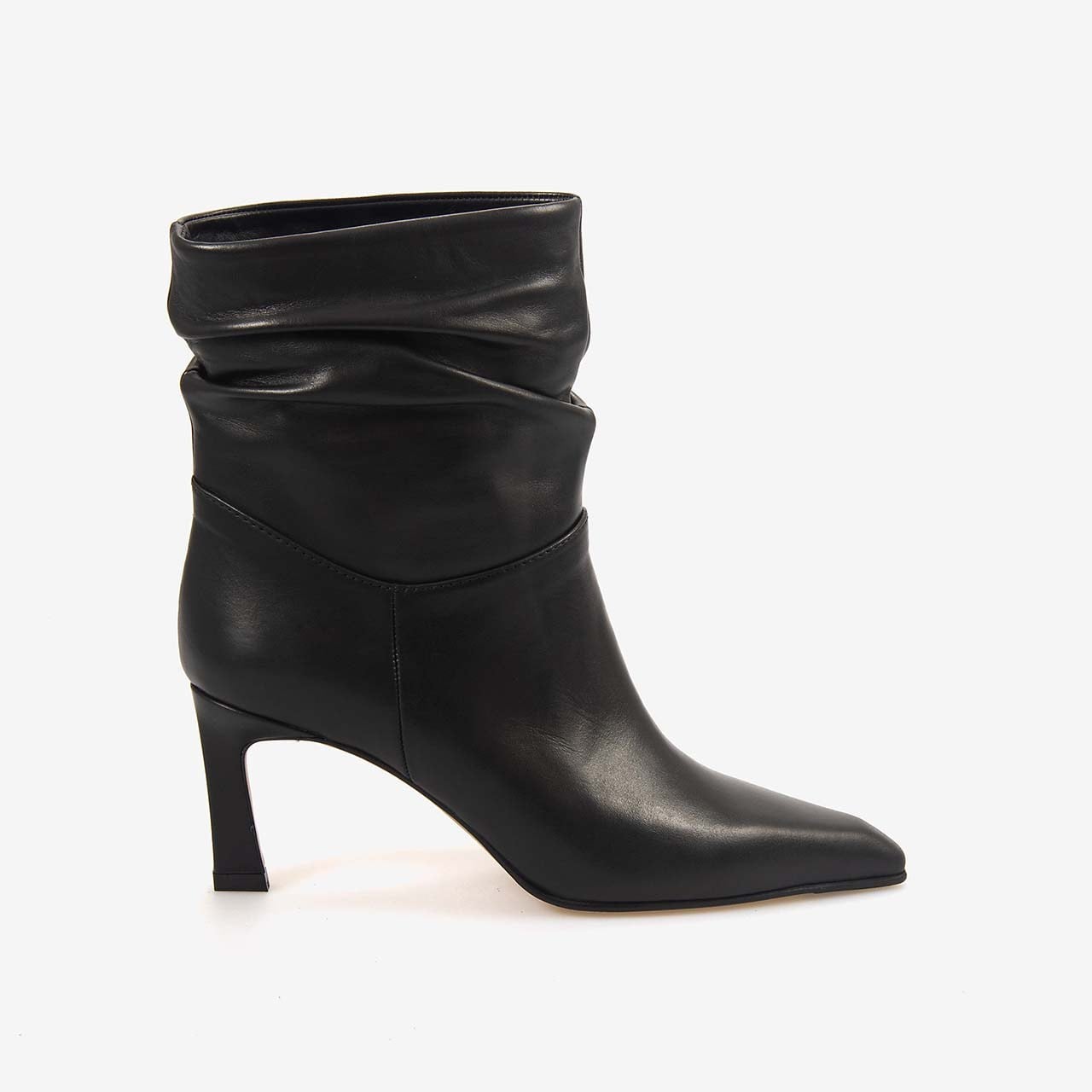 Hawen Angels Kadın Hakiki Deri Sivri Burun Körüklü 7cm Topuklu Bot 27723