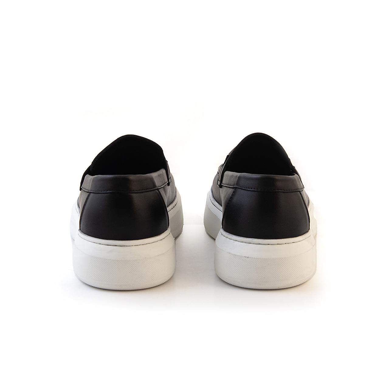 Kemal Tanca Erkek Hakiki Deri Termo Taban Siyah Günlük Ayakkabı