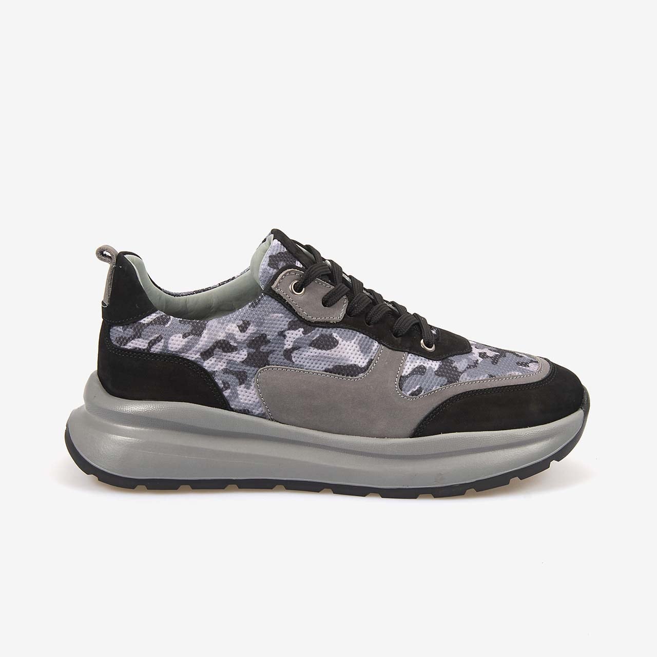 Kemal Tanca Erkek Hakiki Deri Kamuflaj Desenli Multi Spor&Sneaker Ayakkabı 25198