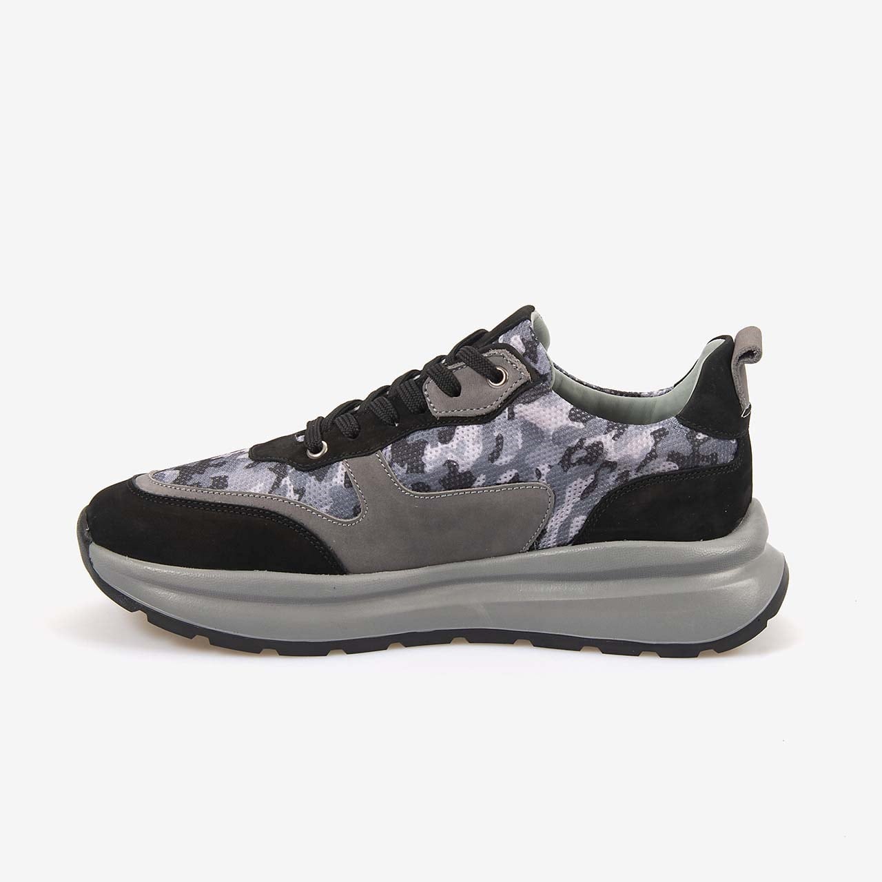 Kemal Tanca Erkek Hakiki Deri Kamuflaj Desenli Multi Spor&Sneaker Ayakkabı 25198