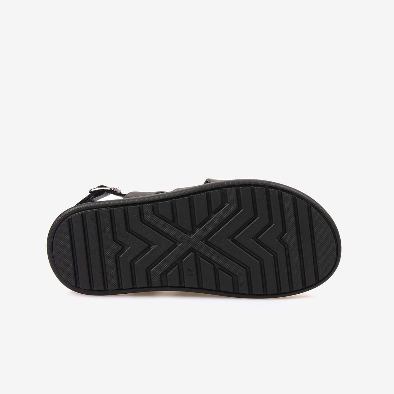 Kemal Tanca Erkek Kauçuk Tabanlı Deri Comfort Günlük Çapraz Bantlı Sandalet 555
