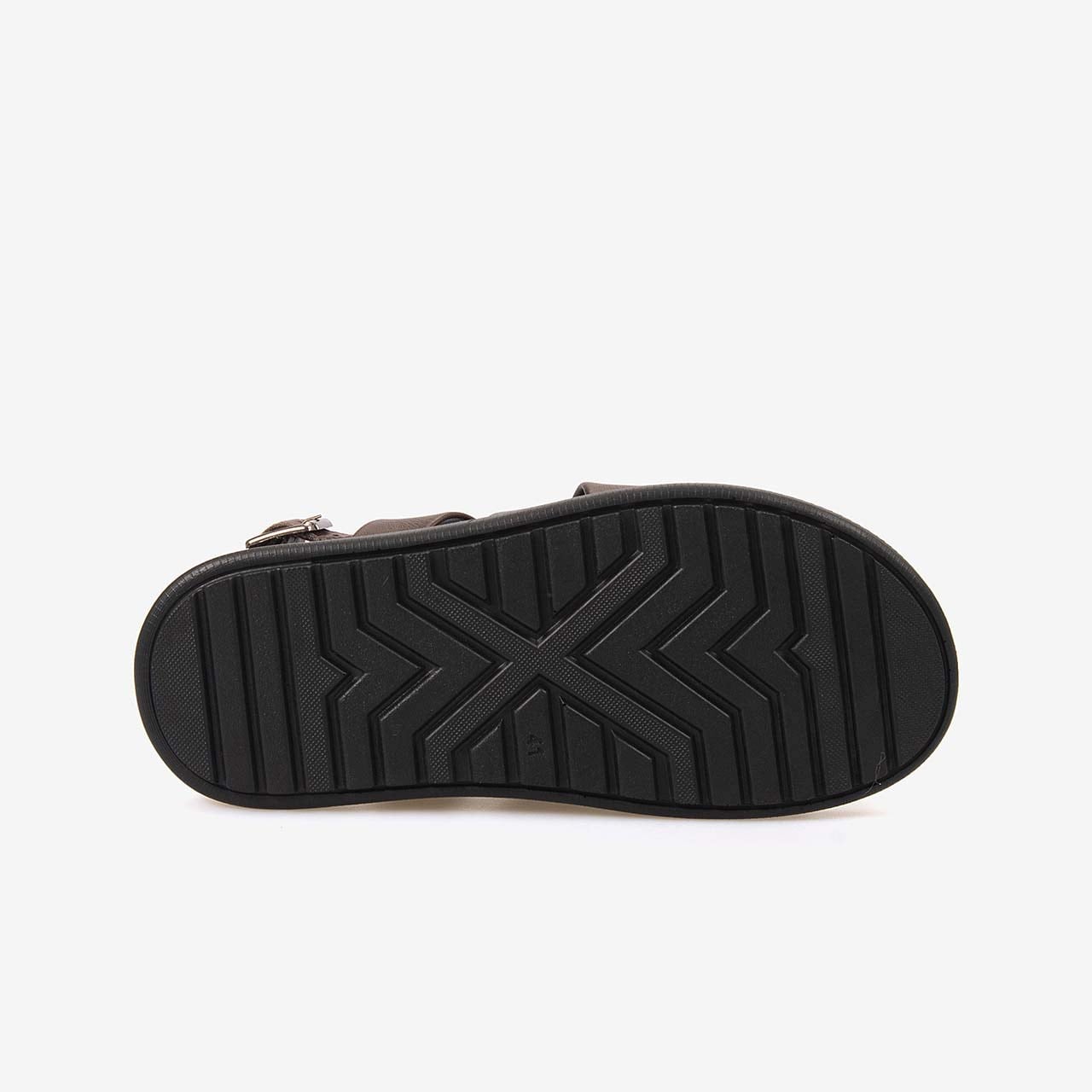 Kemal Tanca Erkek Kauçuk Tabanlı Deri Comfort Günlük Çapraz Bantlı Sandalet 555