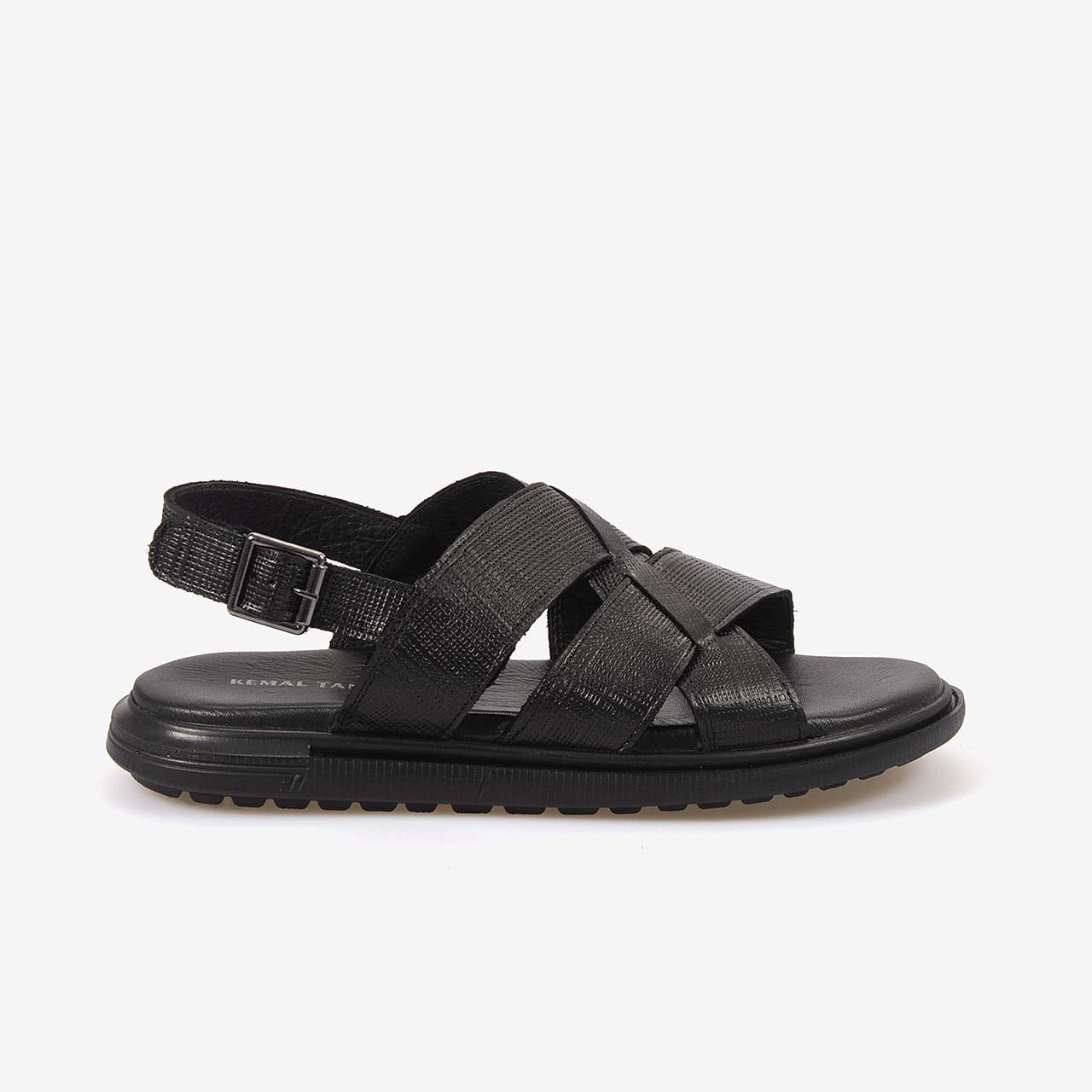 Kemal Tanca Erkek Kauçuk Tabanlı Şık Tasarım Comfort Günlük Çapraz Bantlı Sandalet 560