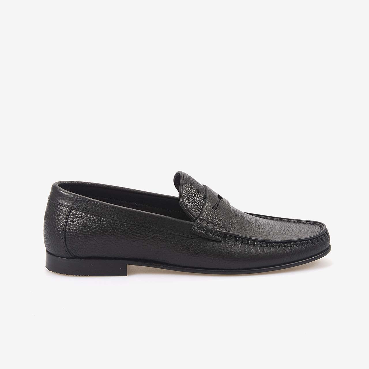 Kemal Tanca Erkek Kösele Taban Hakiki Deri Geyik Bağcıksız Klasik Günlük Ayakkabı A12502