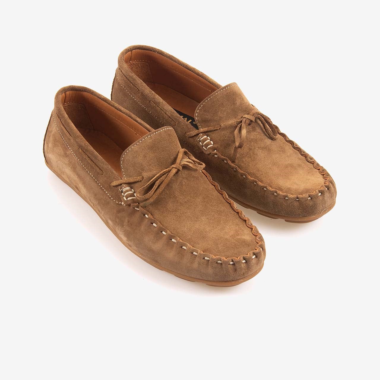Kemal Tanca Erkek Kauçuk Tabanlı Taba Süet Loafer Ayakkabı A9407