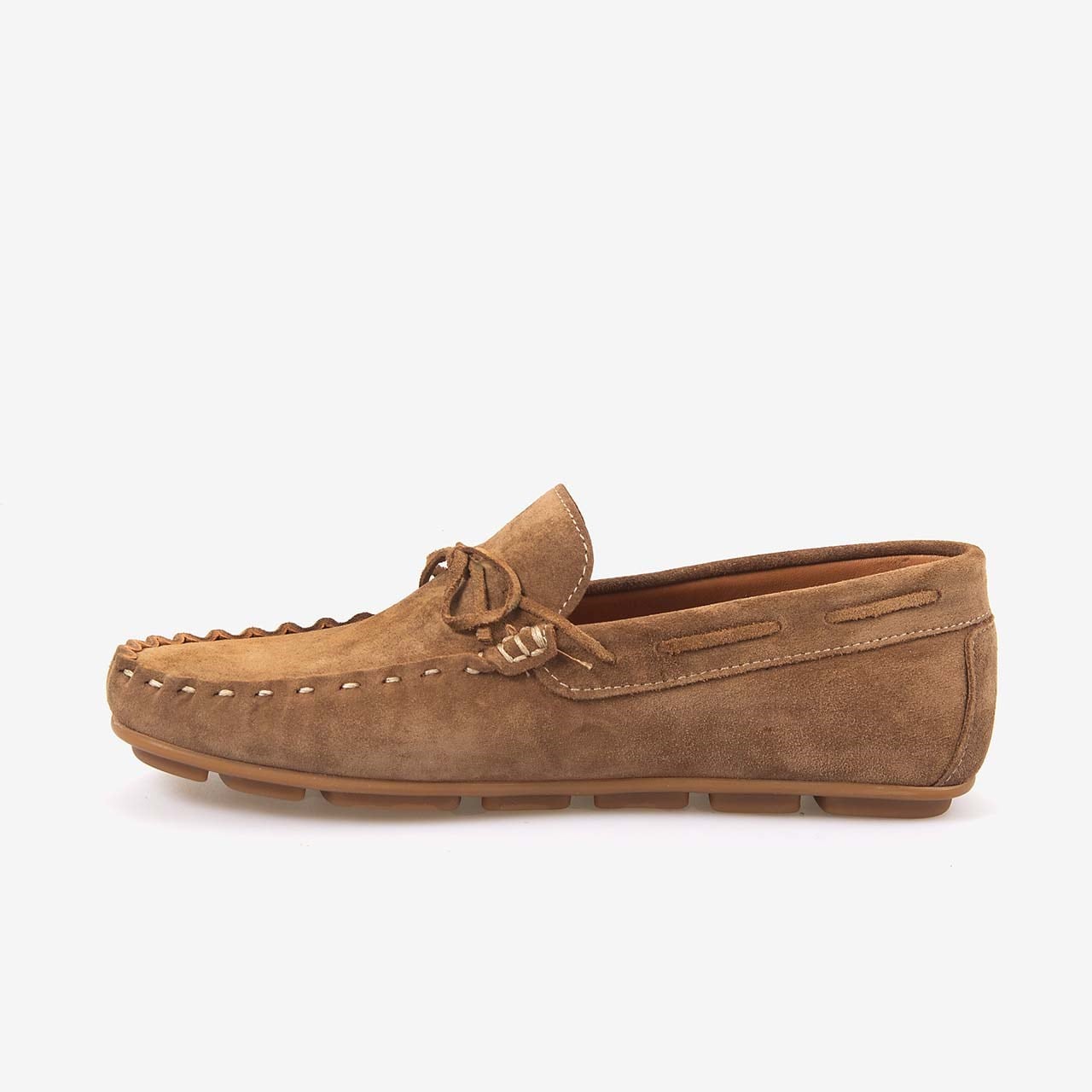 Kemal Tanca Erkek Kauçuk Tabanlı Taba Süet Loafer Ayakkabı A9407