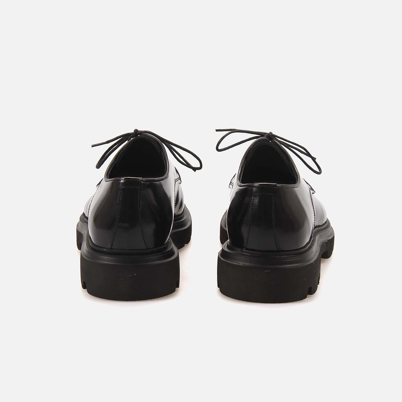 Kemal Tanca Erkek Hakiki Deri Eva Taban Siyah Klasik Ayakkabı