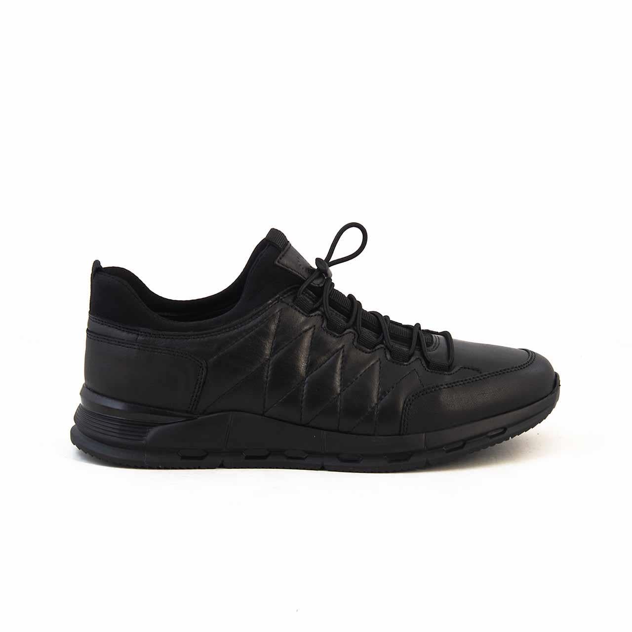 Kemal Tanca Erkek Hakiki Deri Kauçuk Taban Siyah Spor & Sneaker Ayakkabı