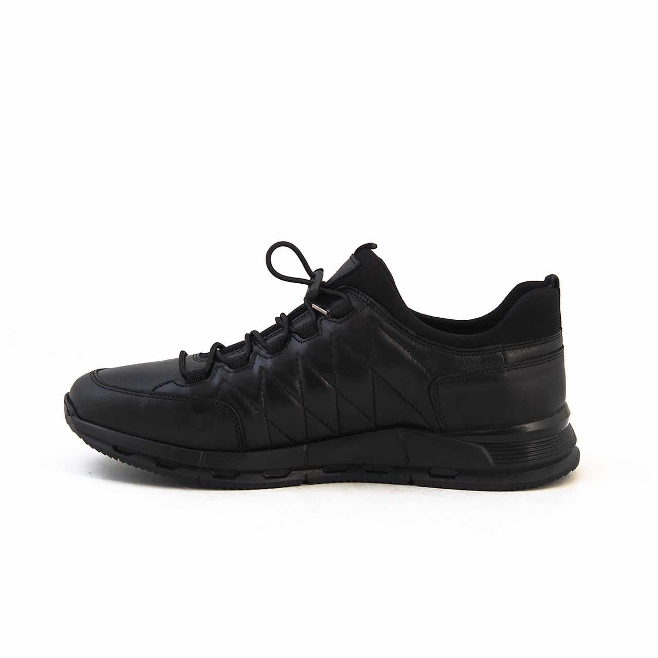 Kemal Tanca Erkek Hakiki Deri Kauçuk Taban Siyah Spor & Sneaker Ayakkabı