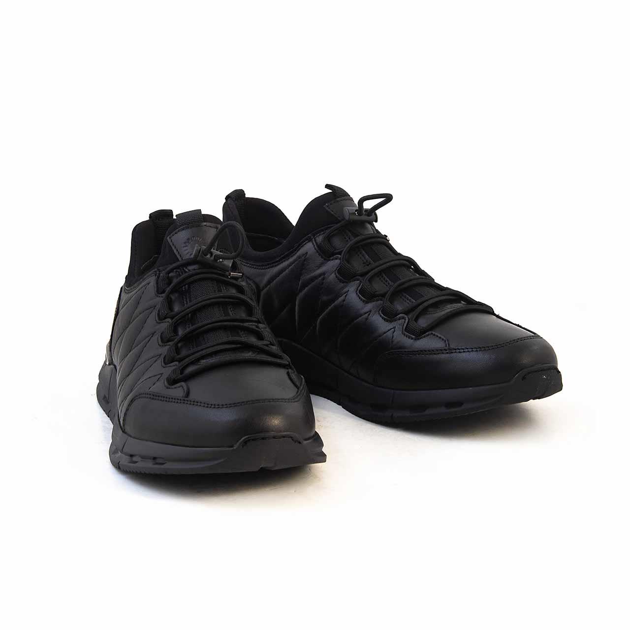 Kemal Tanca Erkek Hakiki Deri Kauçuk Taban Siyah Spor & Sneaker Ayakkabı