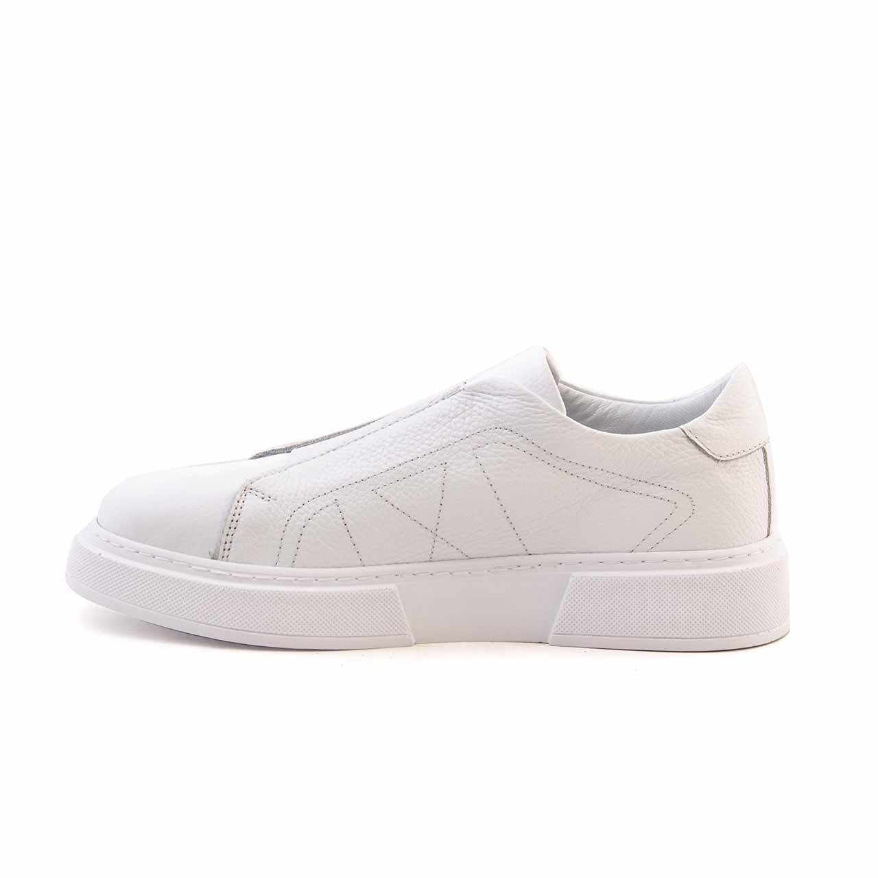 Kemal Tanca Erkek Hakiki Deri Eva Taban Beyaz Spor & Sneaker Ayakkabı