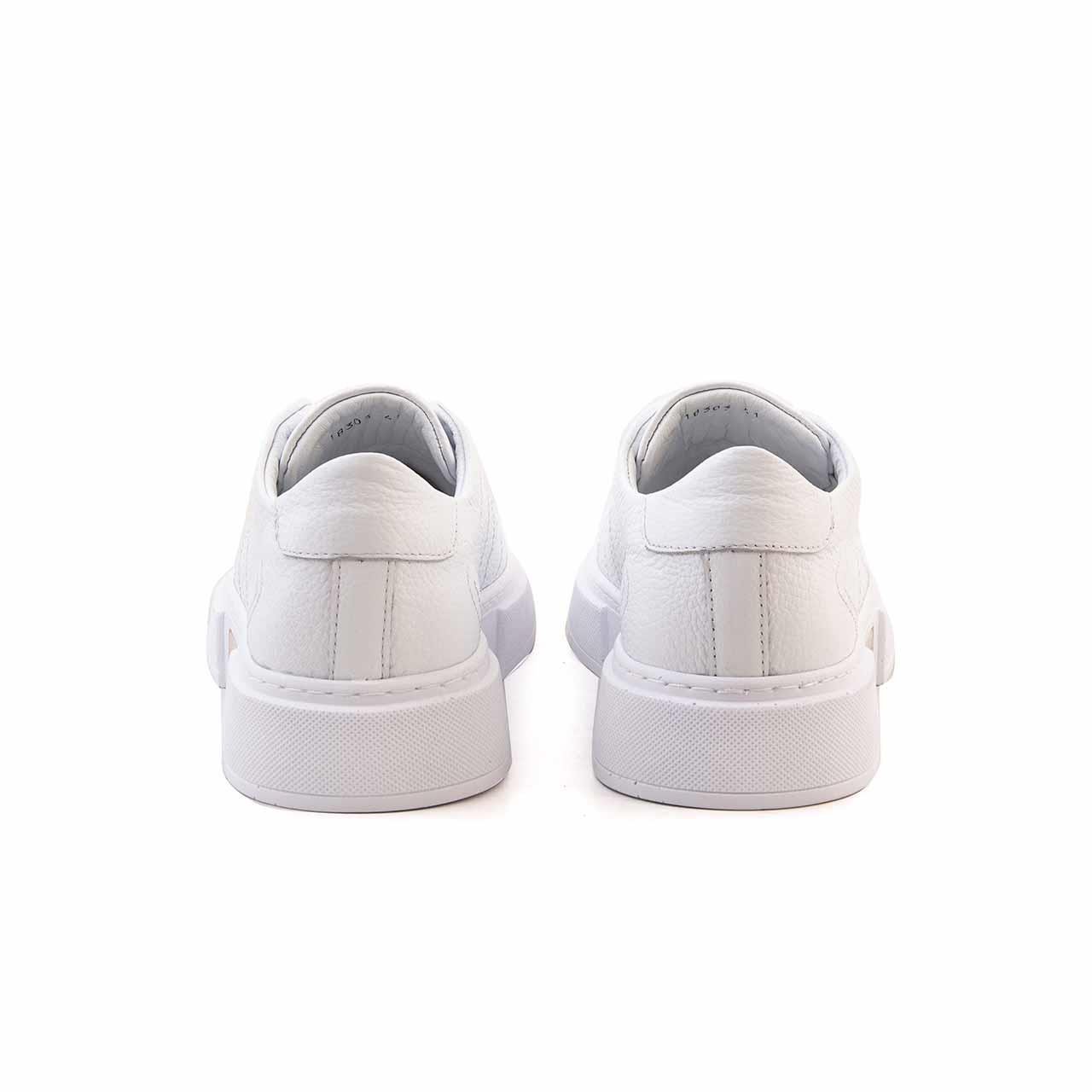 Kemal Tanca Erkek Hakiki Deri Eva Taban Beyaz Spor & Sneaker Ayakkabı