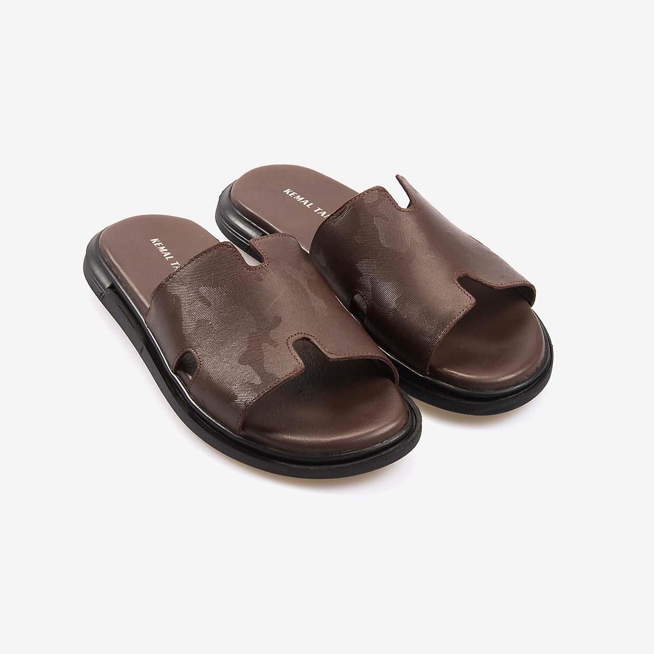 Kemal Tanca Hakiki Deri Erkek Terlik 940