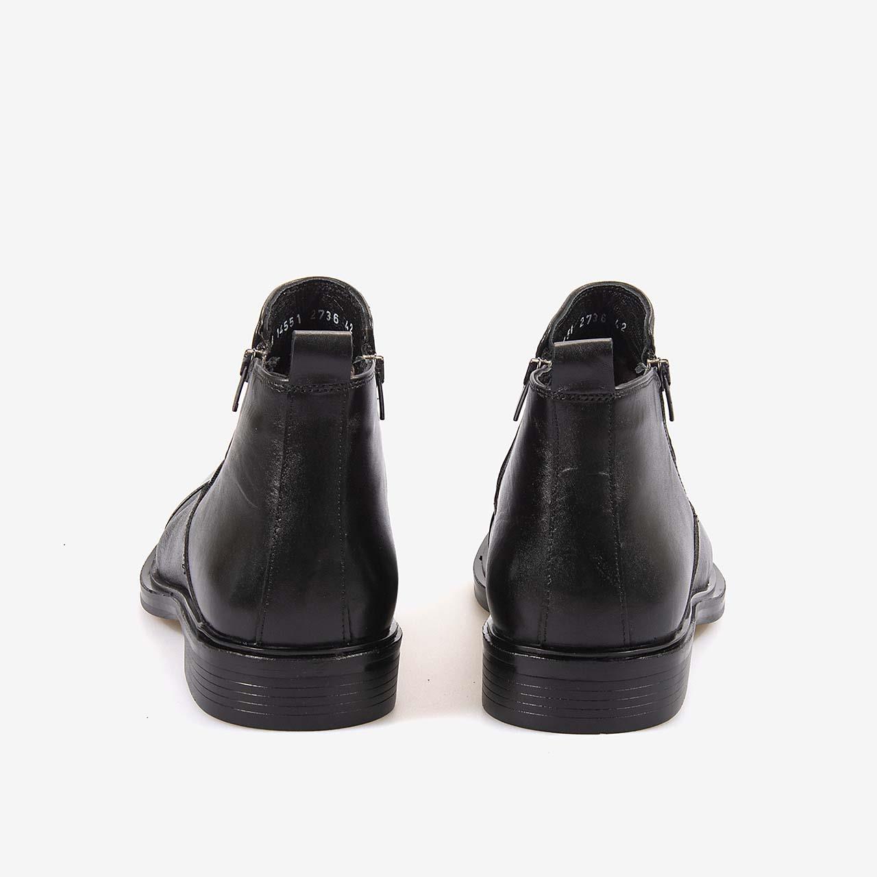 Kemal Tanca  Hakiki Deri Fermuarlı Erkek Bot A14551