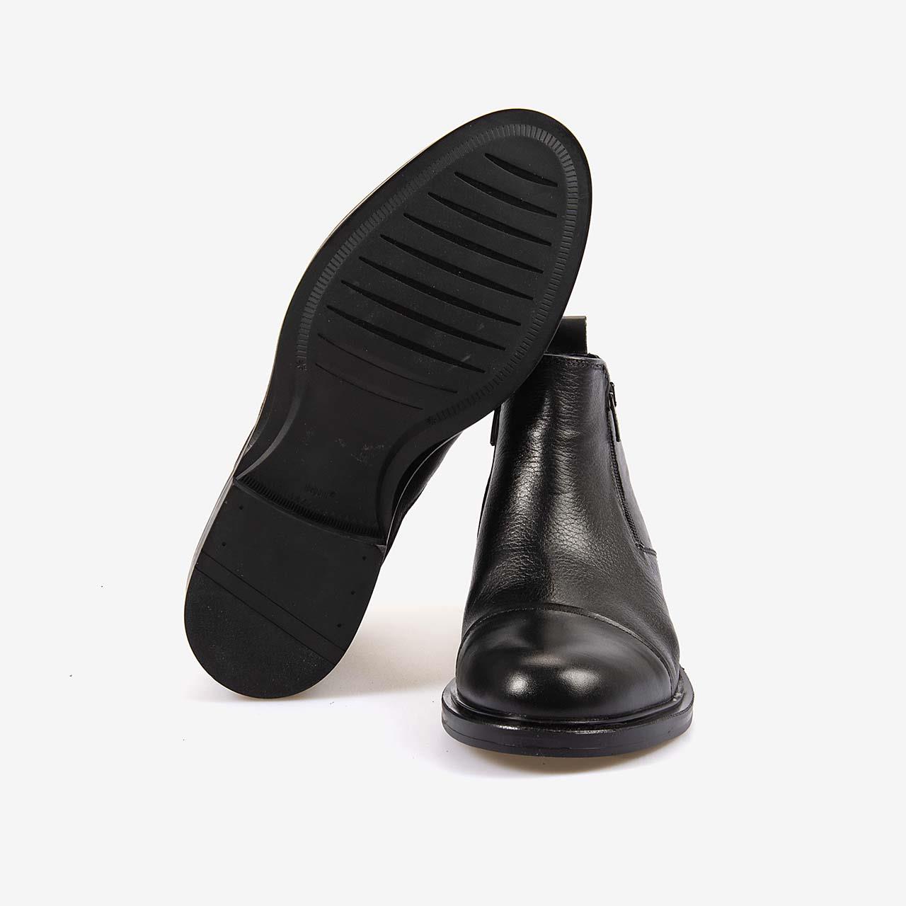 Kemal Tanca  Hakiki Deri Fermuarlı Erkek Bot A14551